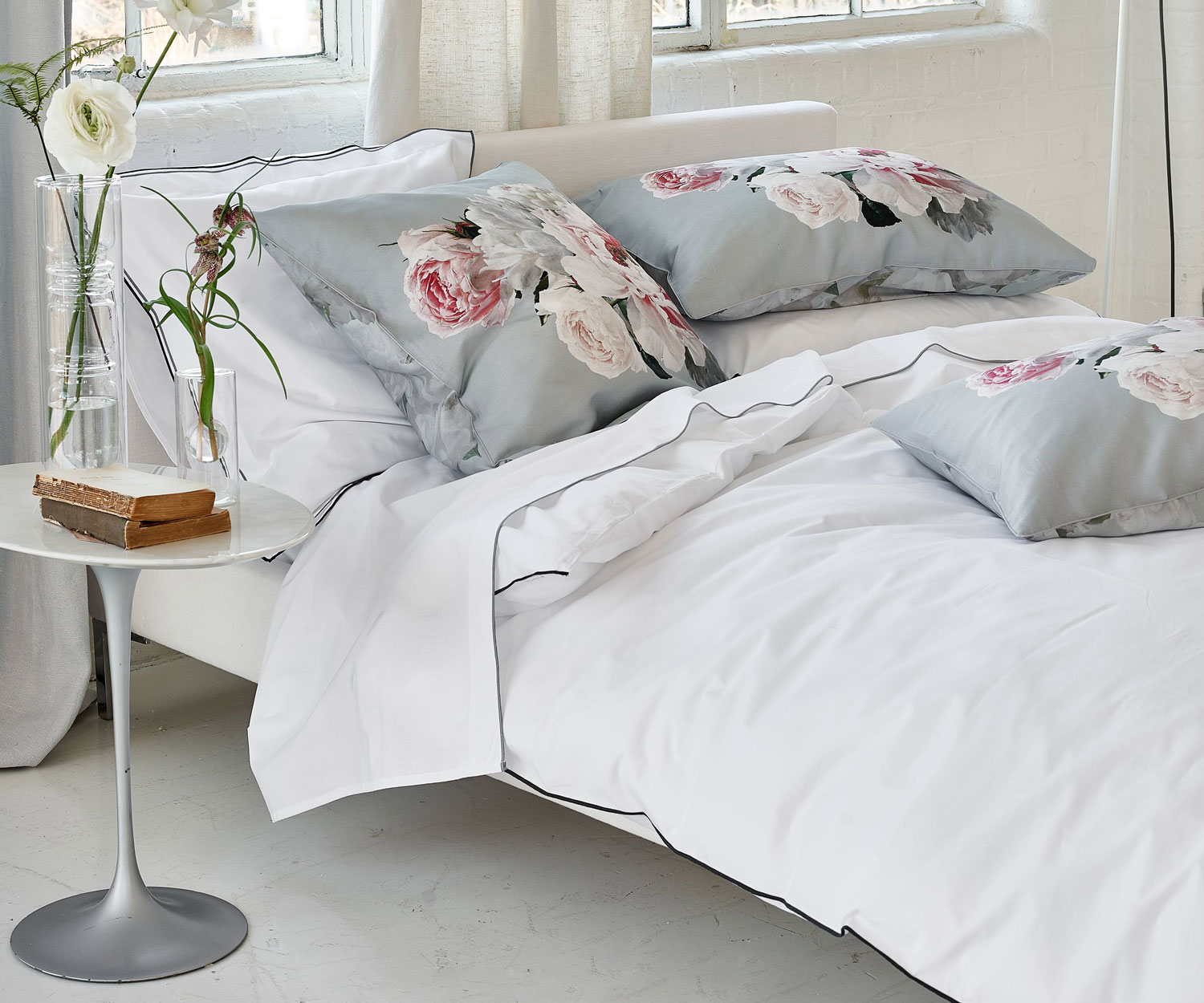 Ropa de cama PEONIA GRANDE de Designers Guild - Satén