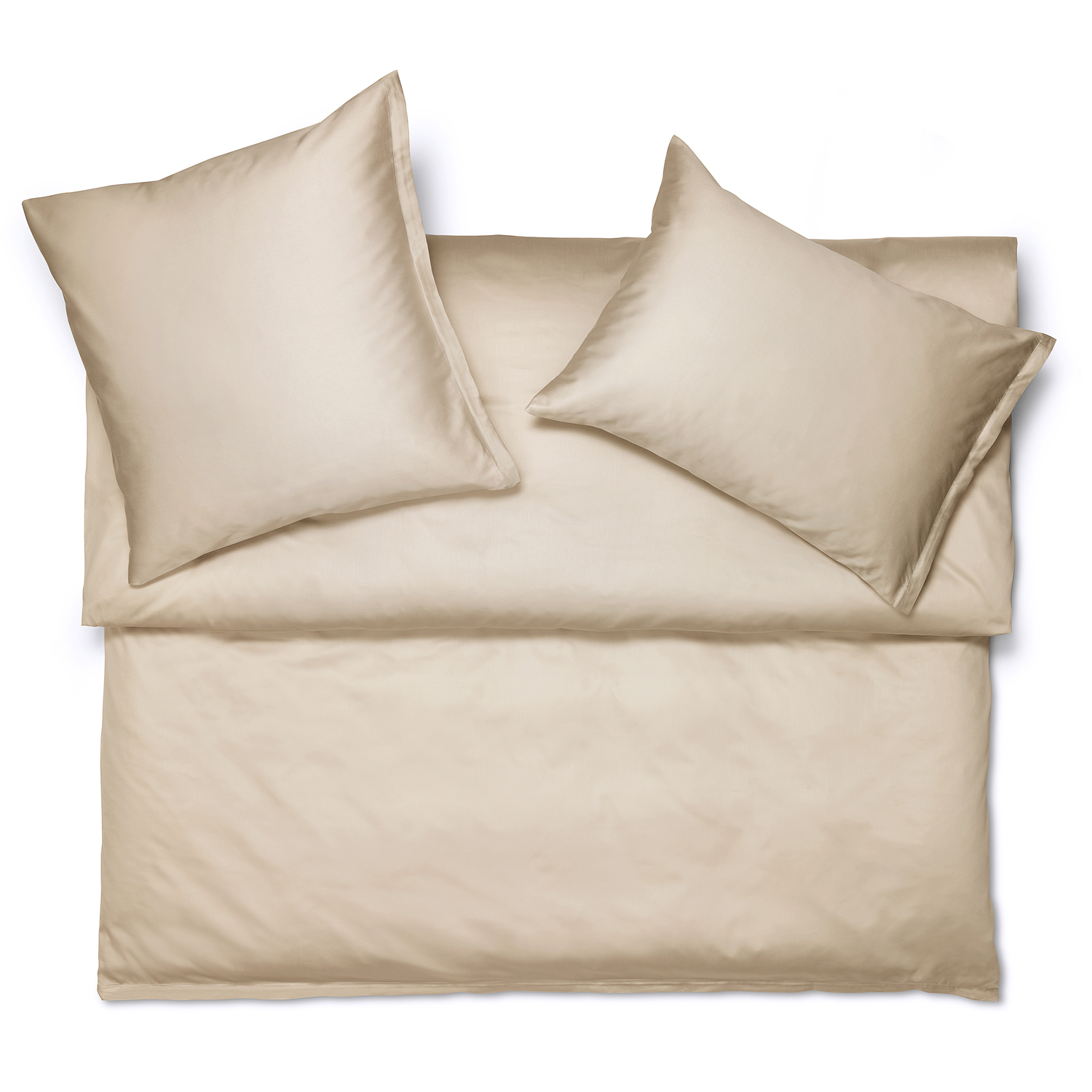 Schlossberg SATIN UNI bed linen - col. canne