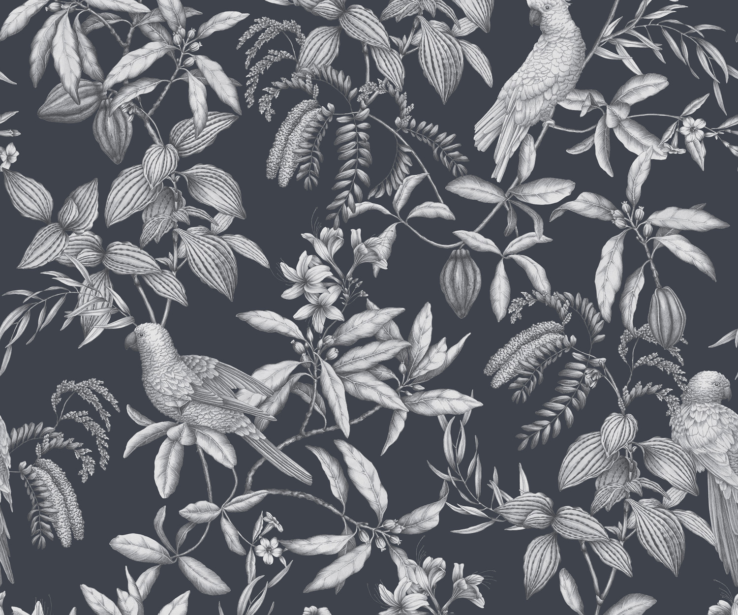 SB_BW_CALYPSO-noir-Muster Schlossberg ropa de cama CALYPSO noir Satén