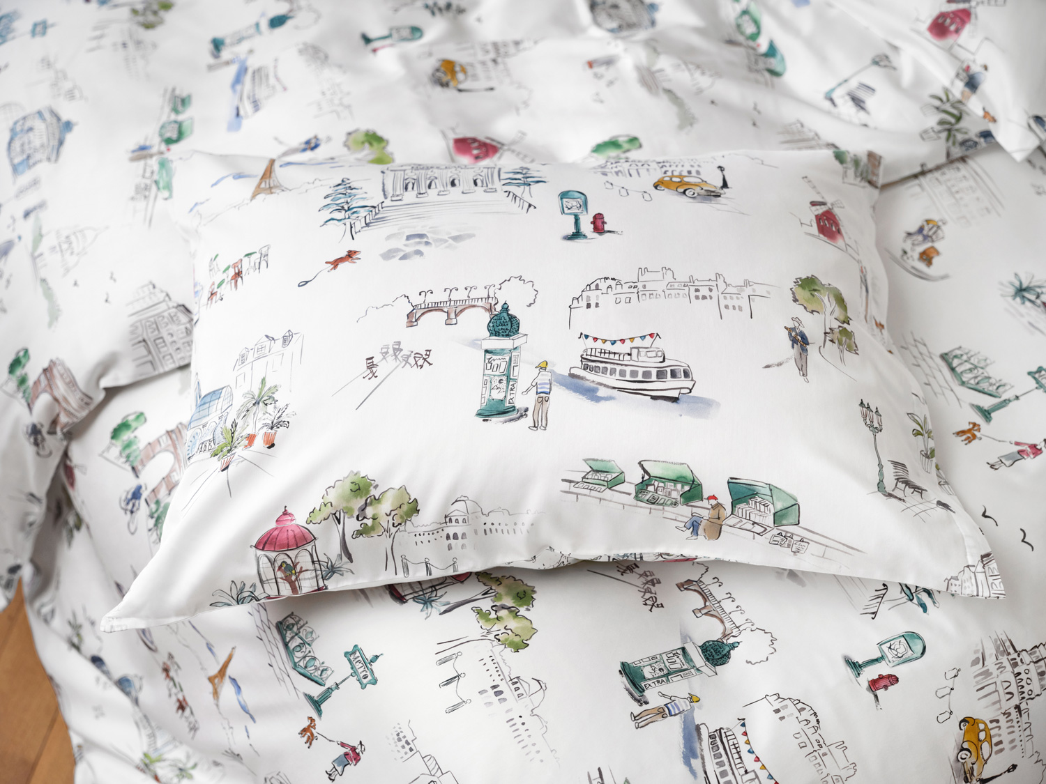 PARIS-MON-AMOUR_Kissenbezug Schlossberg PARIS MON AMOUR ropa de cama de satén