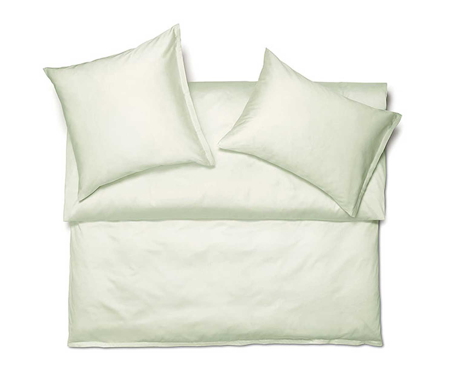 Satin-menthe Schlossberg bed linen JERSEY ROYAL MENTHE