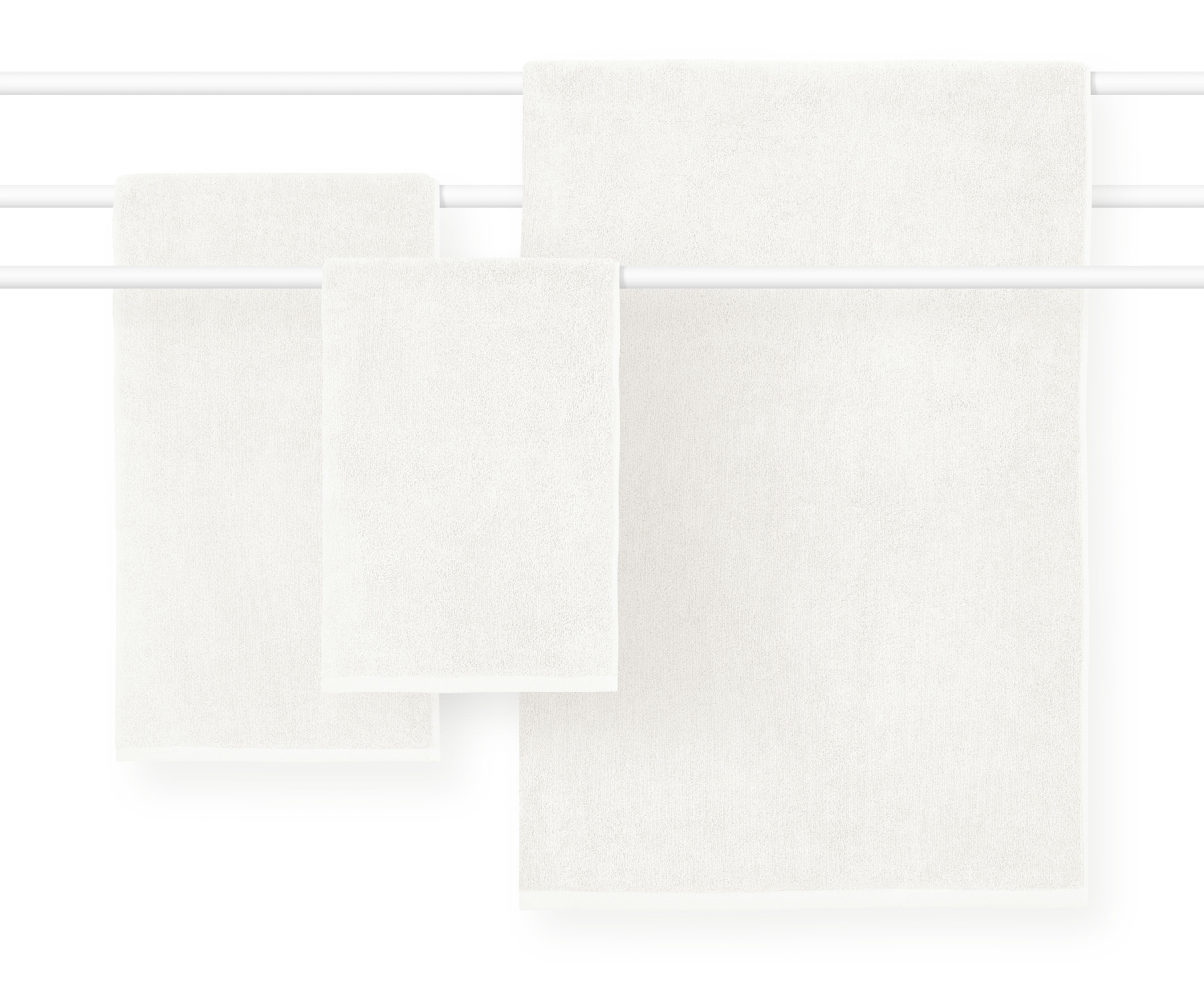 Toallas COSHMERE GOTS de Schlossberg col. blanc Toallas COSHMERE GOTS de Schlossberg col. blanc