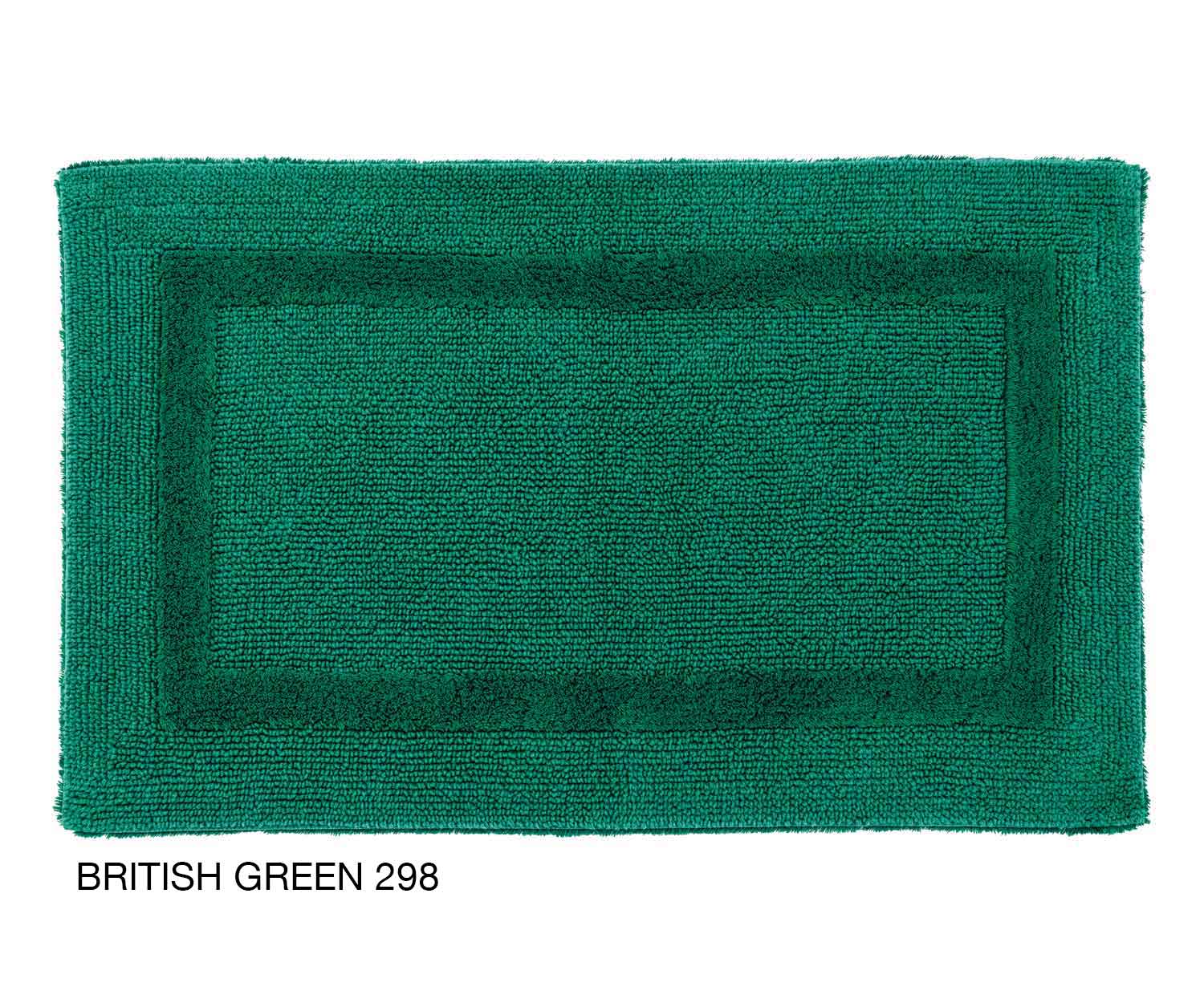 Alfombra de baño REVERSIBLE de Abysscol. 298 british green