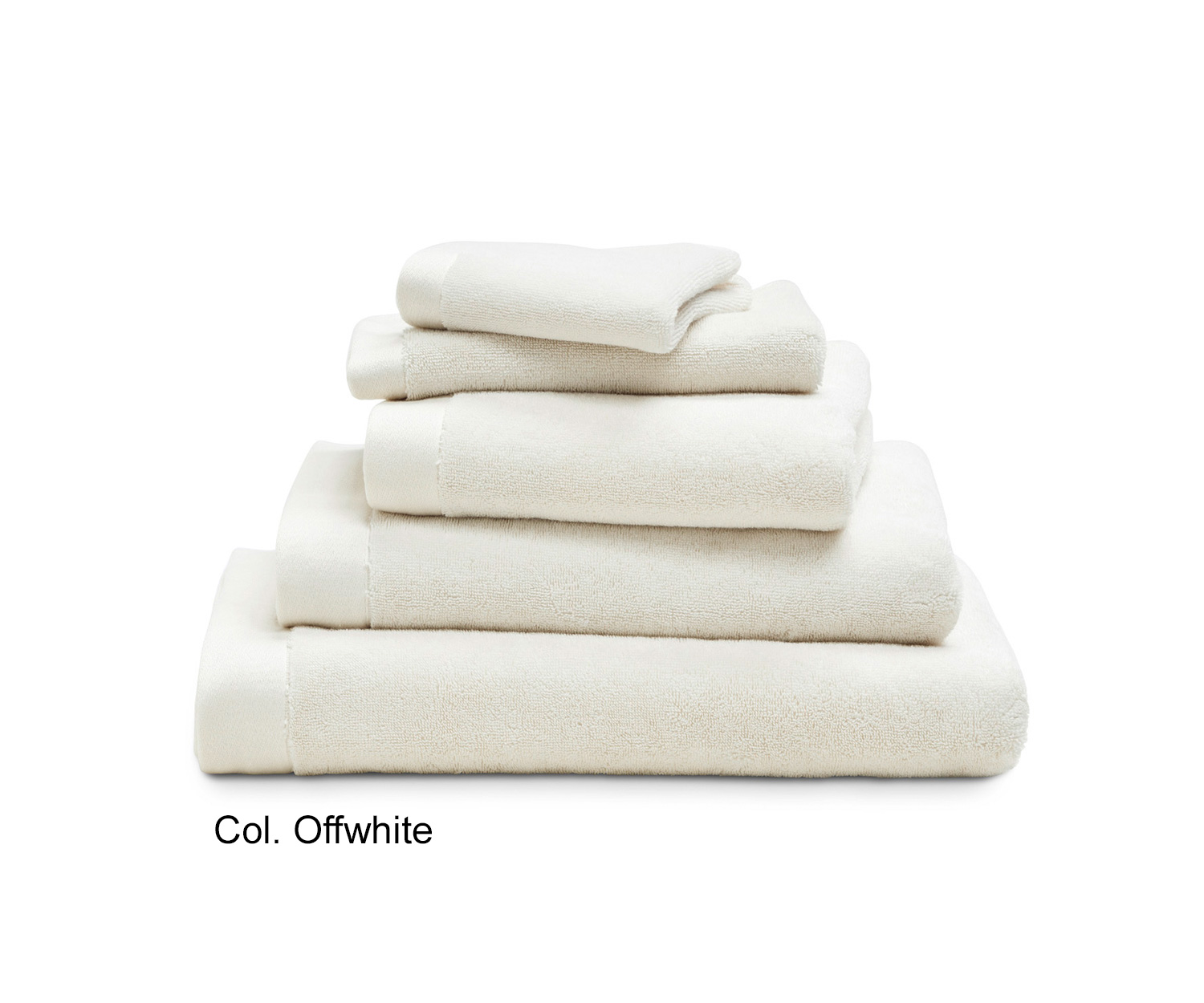 Toallas GRACE de Luiz col. offwhite