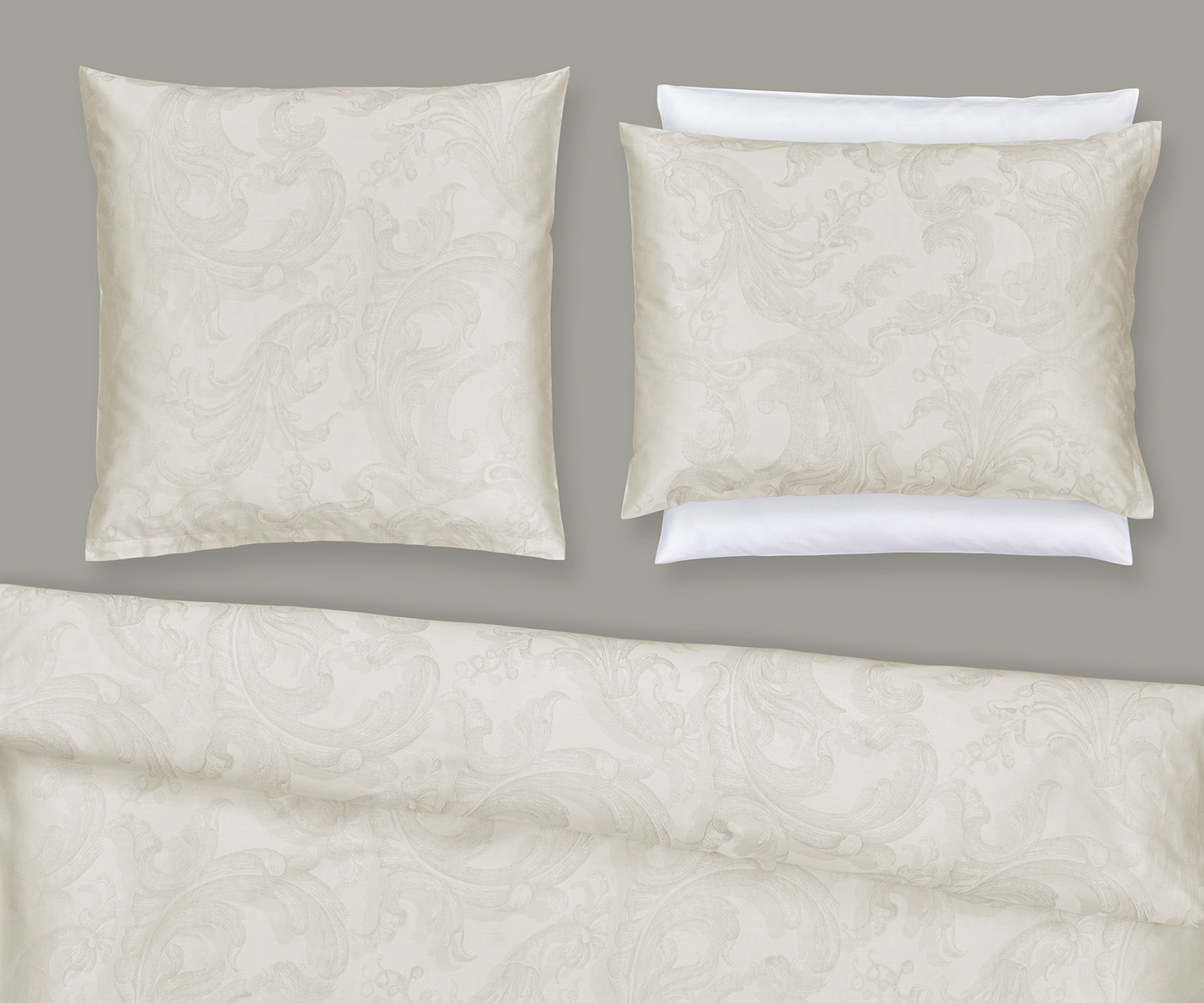 Ropa de cama ROCAILLE de Fischbacher - Jacquard