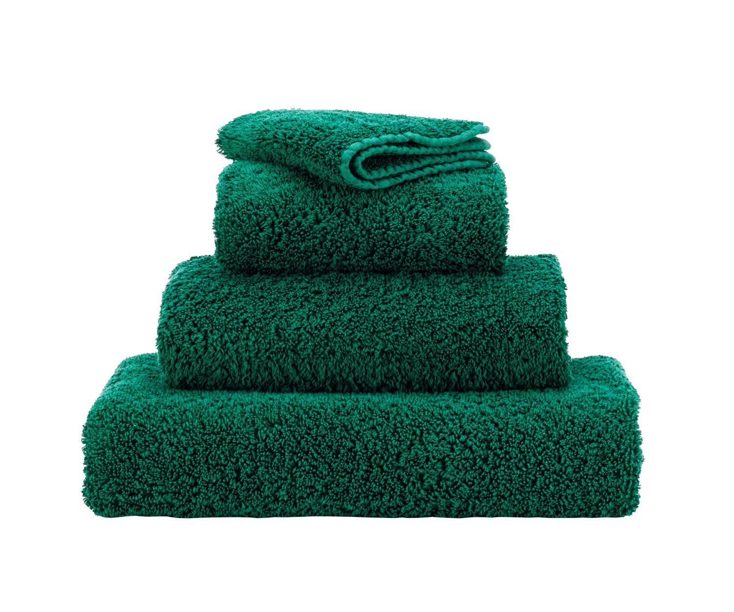 Toallas SUPER PILE de Abyss col. 298 british green