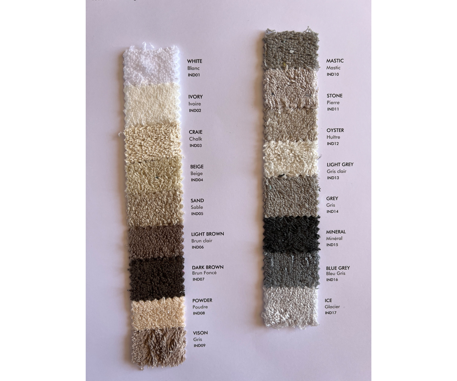 Aigredoux-Farbkarte-2 Farbkarte 1