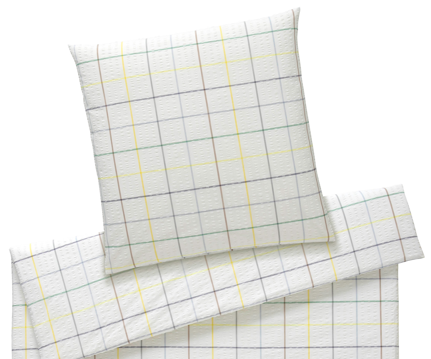 Elegante-Trondheim-7105-3 Elegante Trondheim Bettwäsche Multi-Gelb - Seersucker