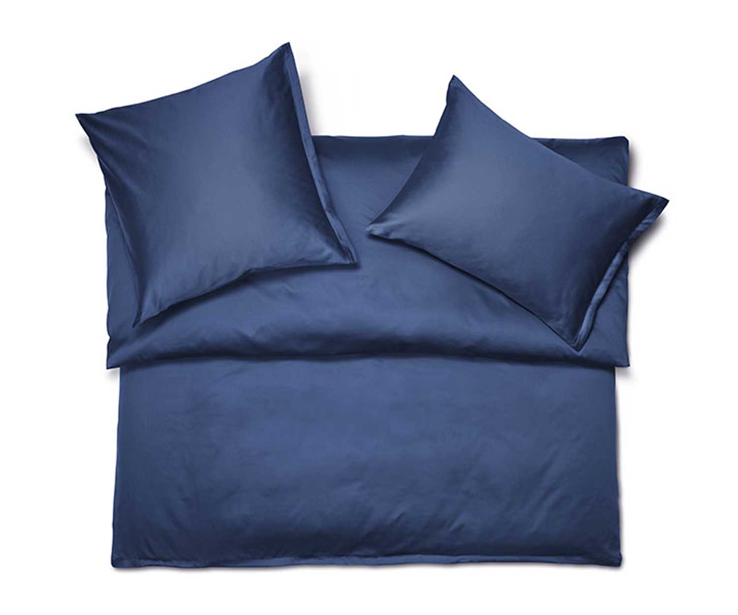 Satin-marine Schlossberg bed linen JERSEY ROYAL MARINE