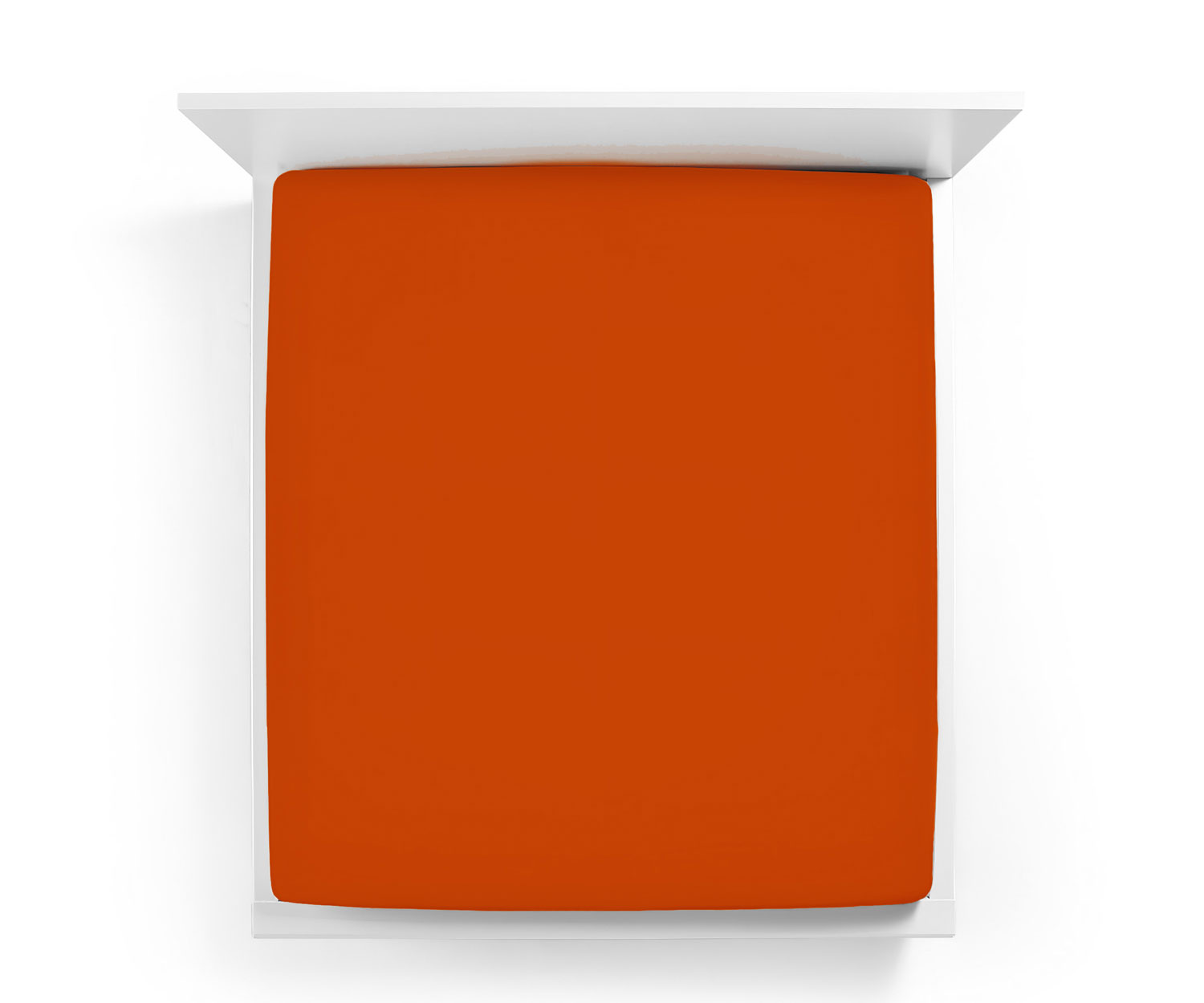 Bella Donna fitted Sheet cayenne 0715 - Jersey 