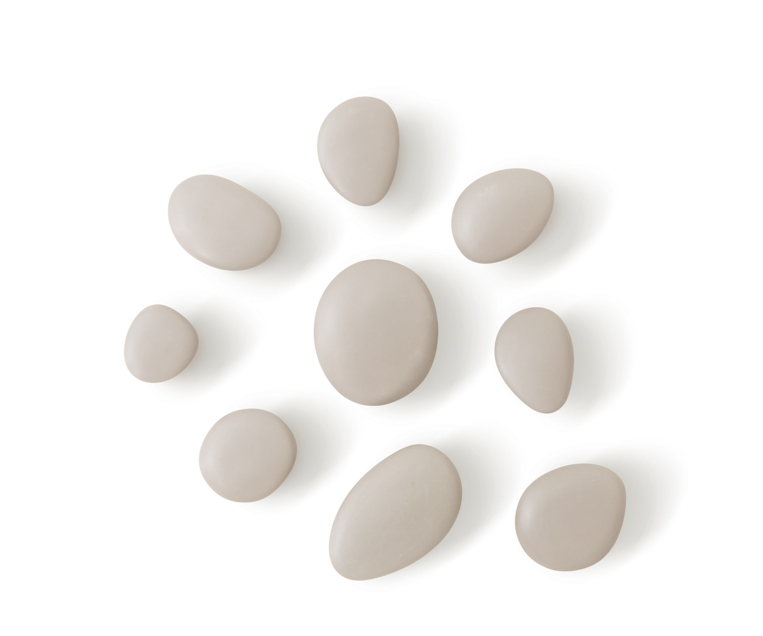 MAOMI-I-HOOKS-I-Set-of-9-sand-grey MAOMI-I-HOOKS-I-Set-of-9-sand-grey