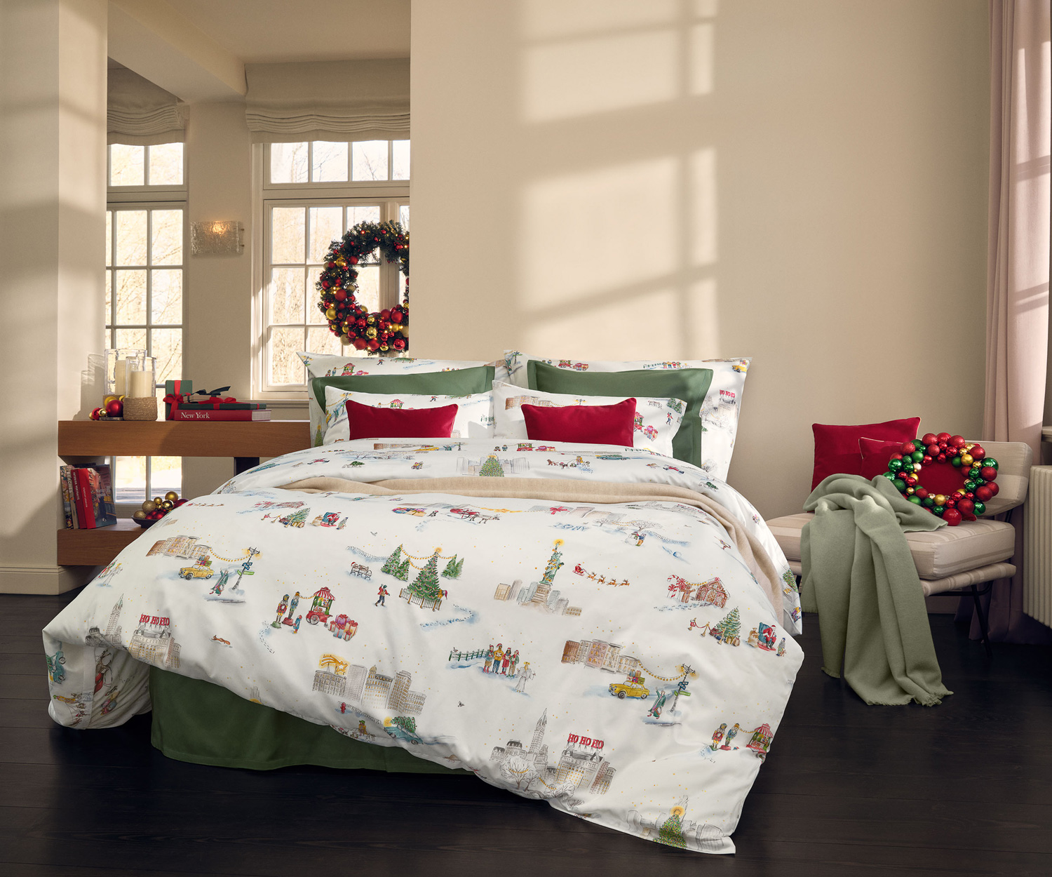 Schlossberg SANTA IN NY ropa de cama de satén