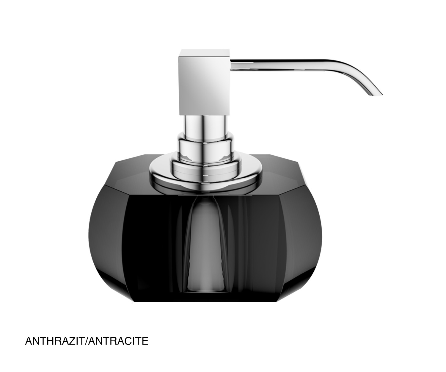 Decor Walther KRISTALL soap dispenser antracite/chrome