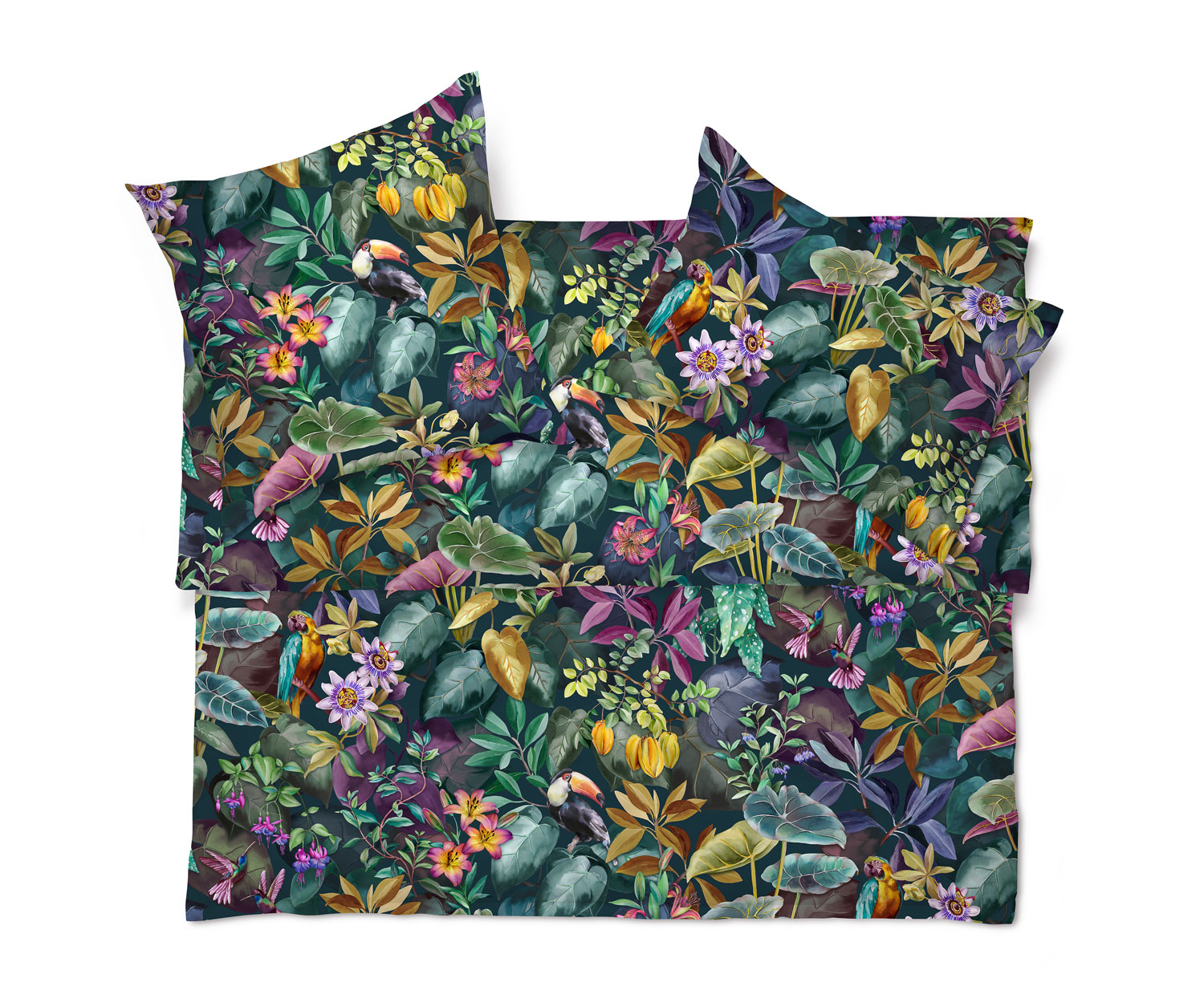 Schlossberg-Bettwaesche_JANE-vert Schlossberg bed linen JANE printed on soft cotton sateen