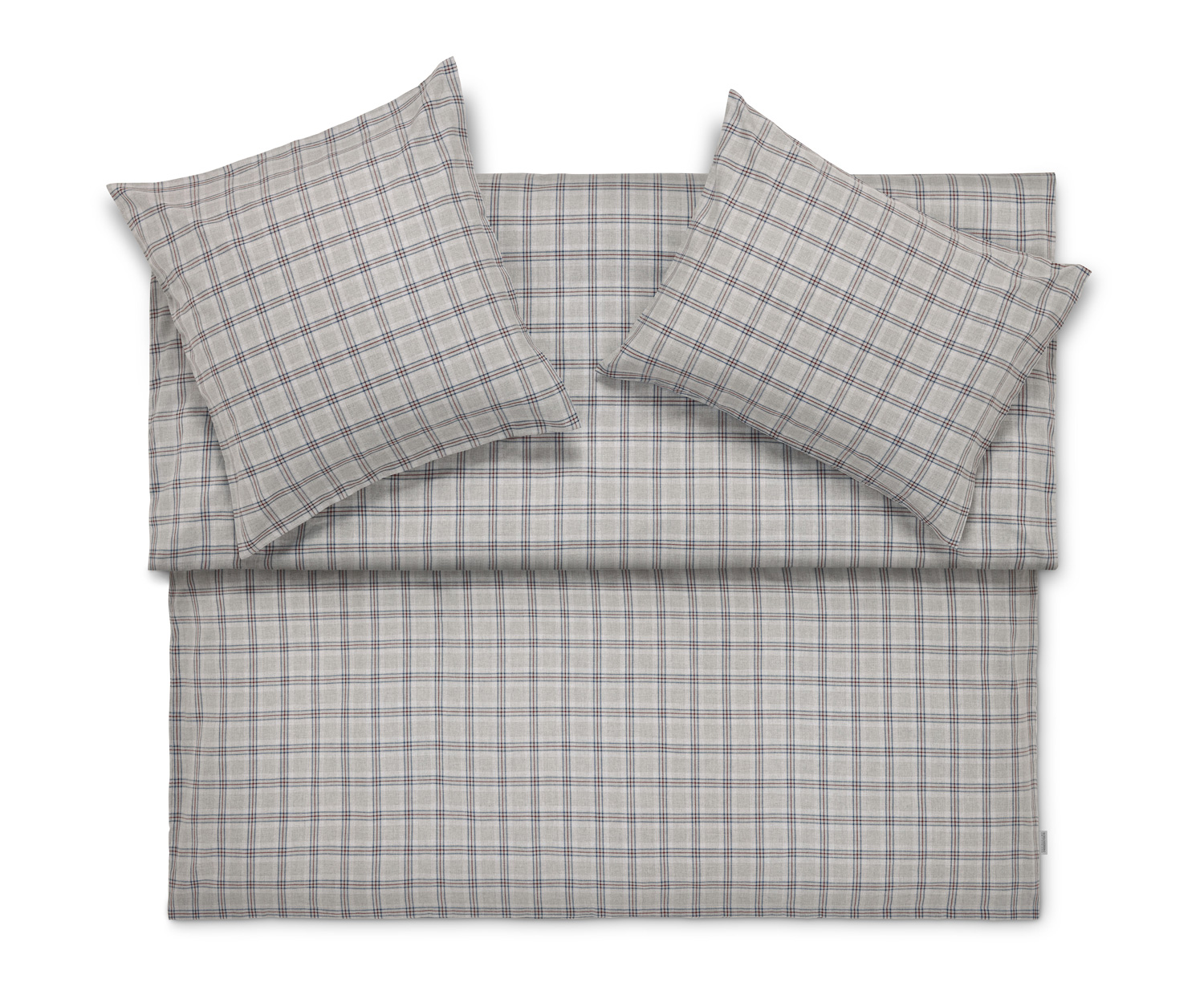 Schlossberg GIAN col. gris – Luxury Flannel Bed Linen for Cold Winter Nights