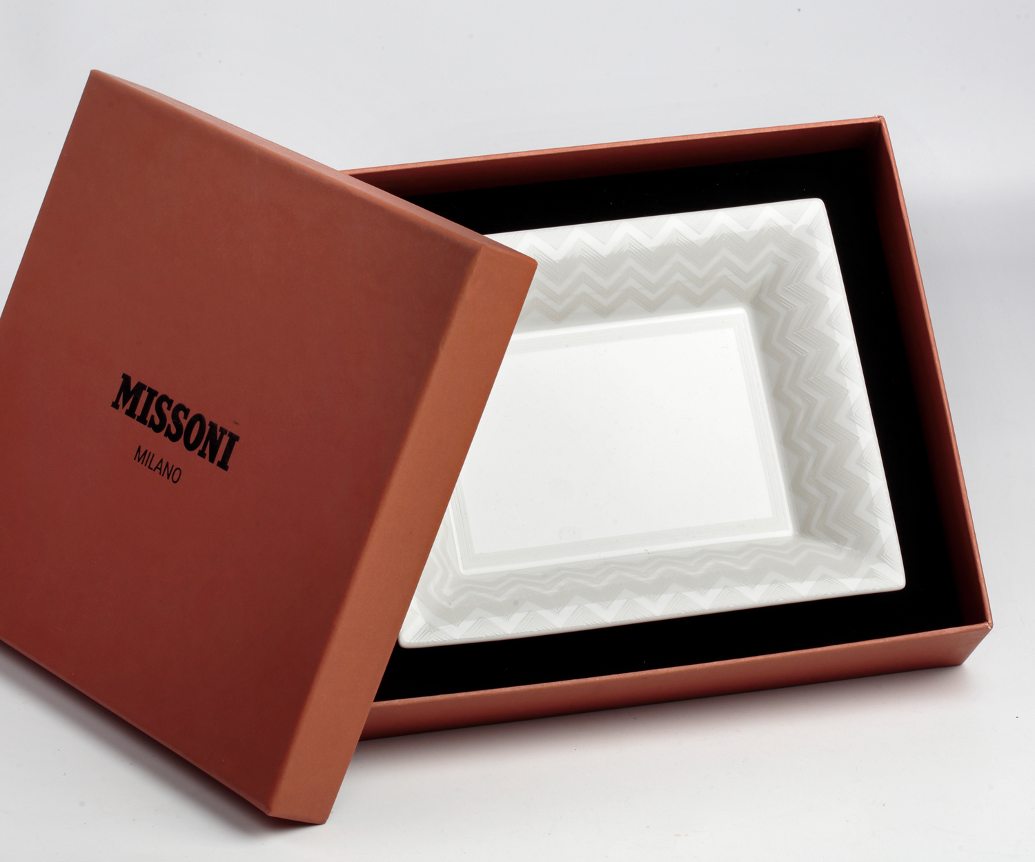 Missoni Zig Zag white Bandeja de almacenaje
