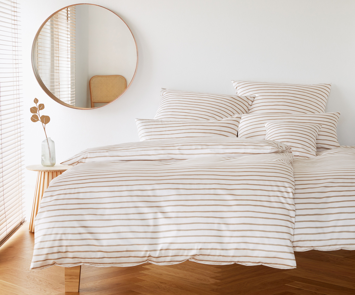 Elegante LINES bed linen col. 2432-7 natural