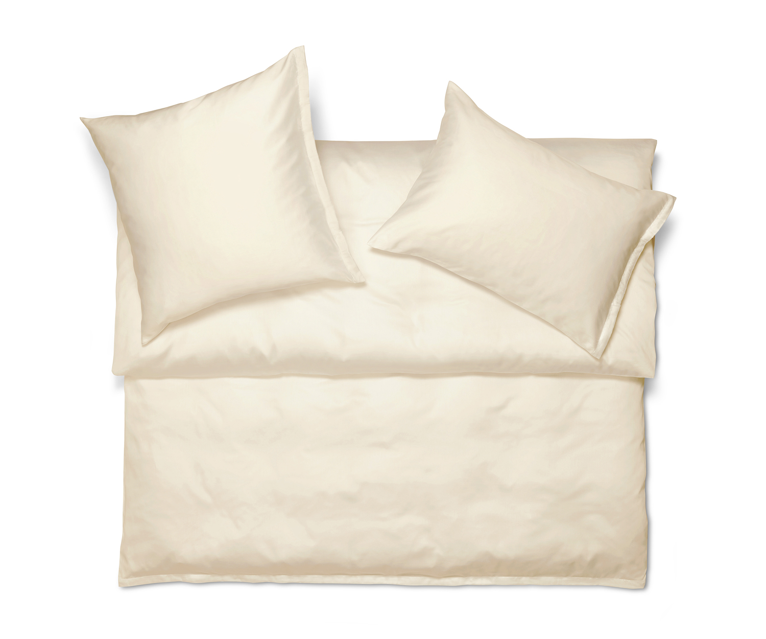 Schlossberg SATIN UNI bed linen col. amande
