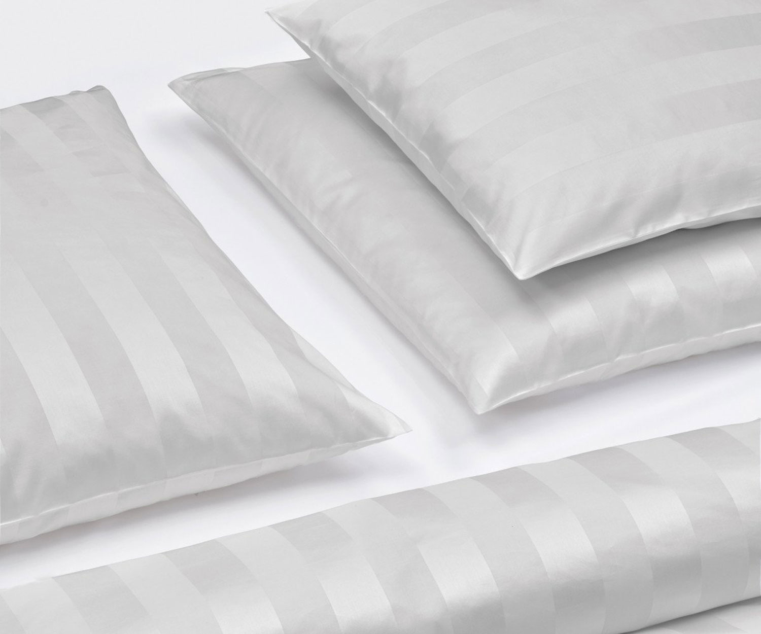 Fischbacher_Bettwaesche_Broadway_295-grau Ropa de cama BROADWAY de Fischbacher - satén gris