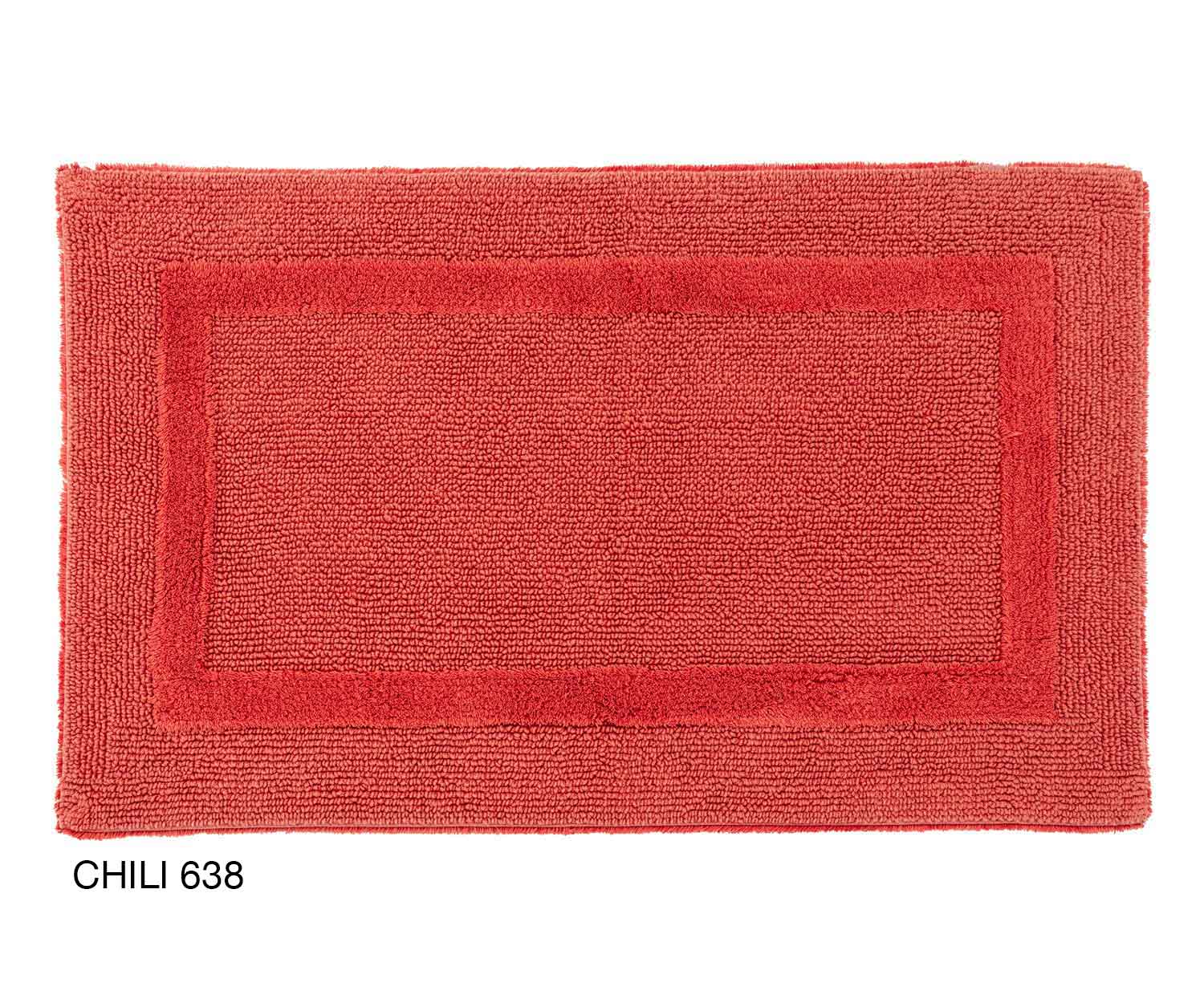 Alfombra de baño REVERSIBLE de Abyss col. 638 chili