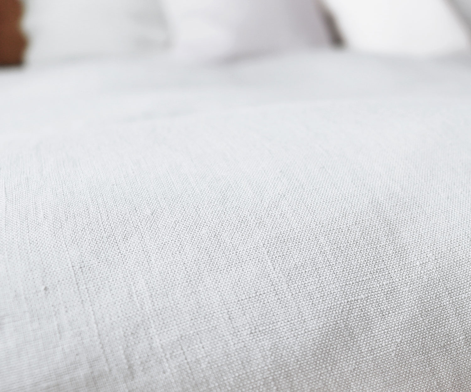 MOMM Ropa de cama de lino - blanco