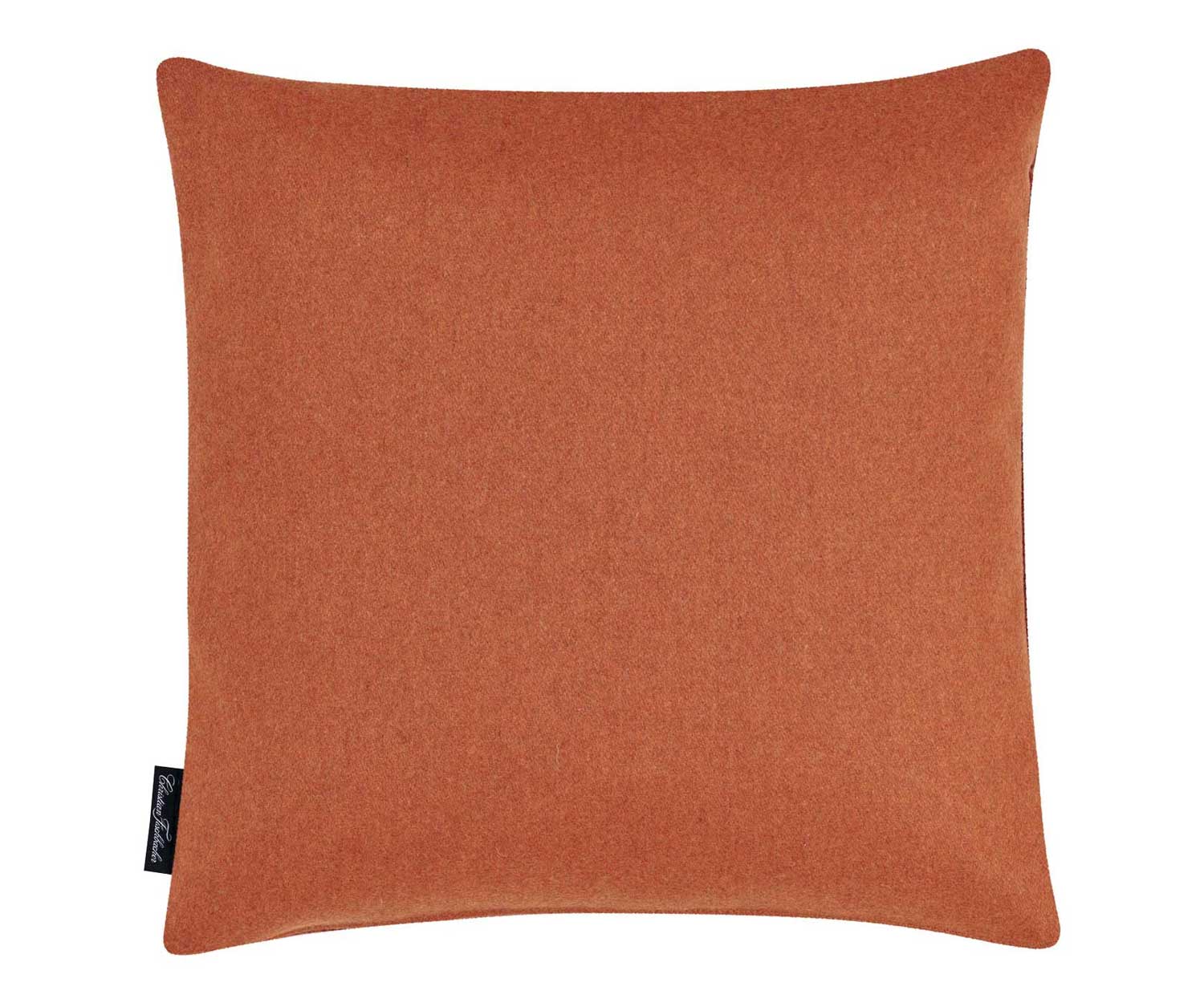 Fischbacher_Kissen_Benu_Check_orange_803_Ru-ckseite Cojín decorativo BENU CHECK de Fischbacher col. 803 orange