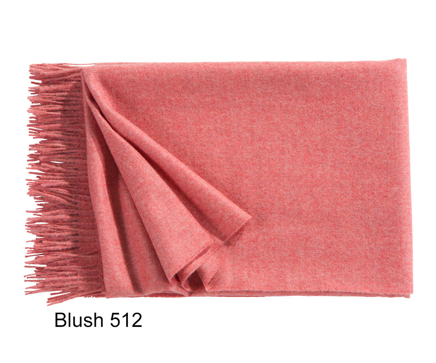 Plaid PURO de Fischbacher col. 512 blush - Alpaca 