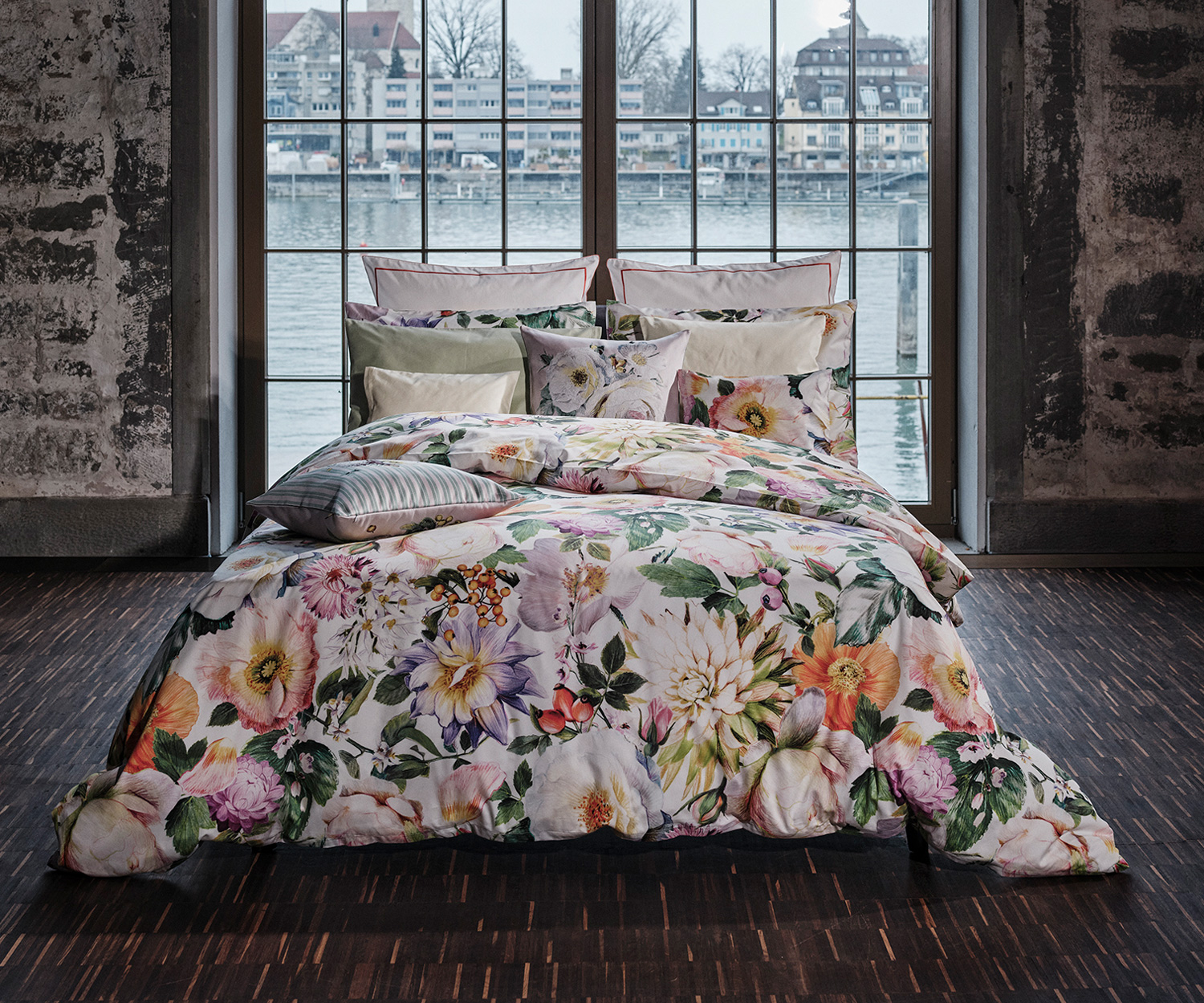 Fischbacher Ropa de cama FIORENZA de satén  Fischbacher Ropa de cama FIORENZA de satén