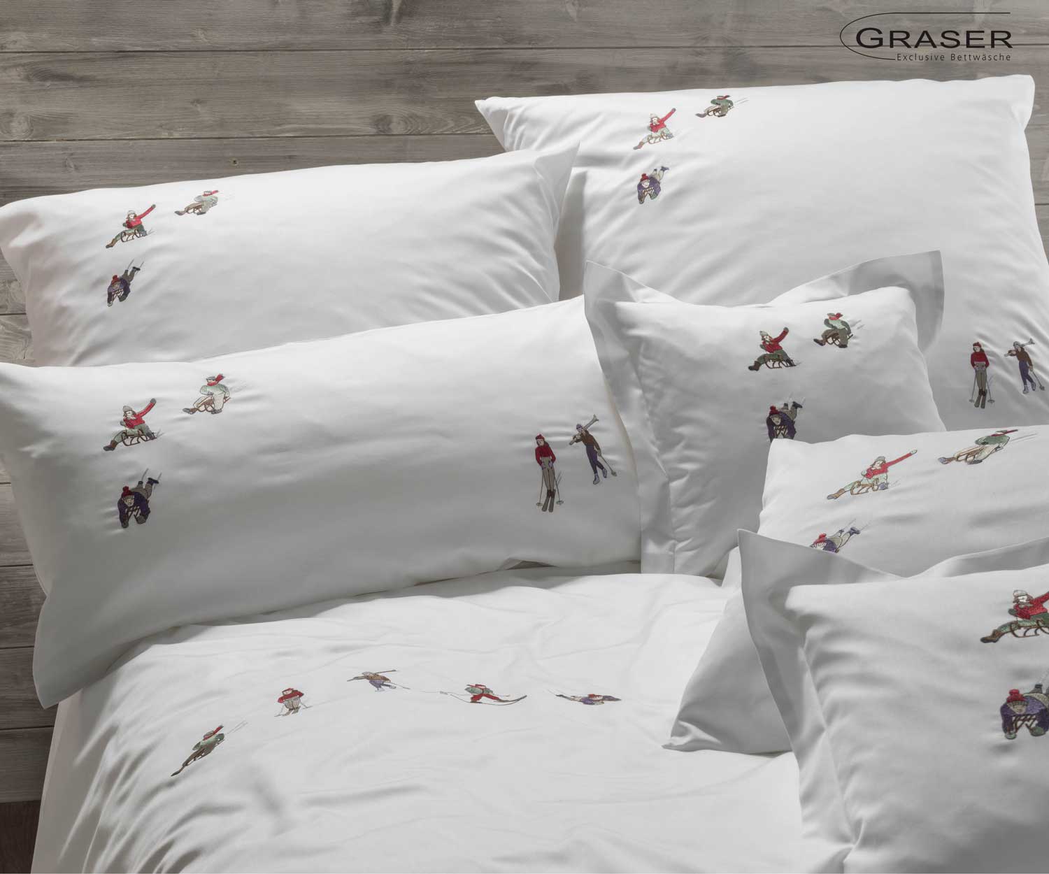 Ropa de cama KITZBUEHEL de Graser - Satén