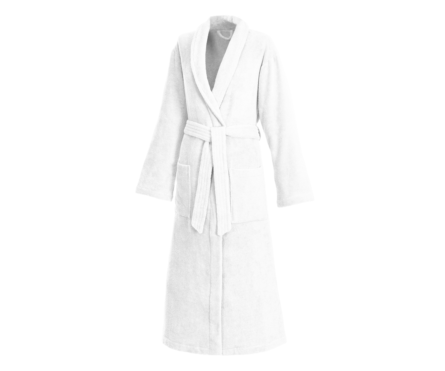 Weseta-Dream-Royal-Bademantel-Unisex-Schalkragen-white_sw Albornoz unisex DREAM ROYAL de Weseta - white