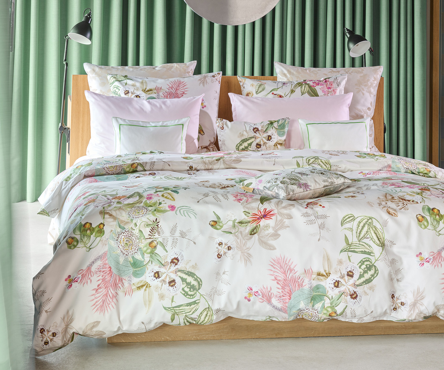 Fischbacher-Bettwaesche_Botanic_Lifestyle Fischbacher Ropa de cama BOTANIC de satén