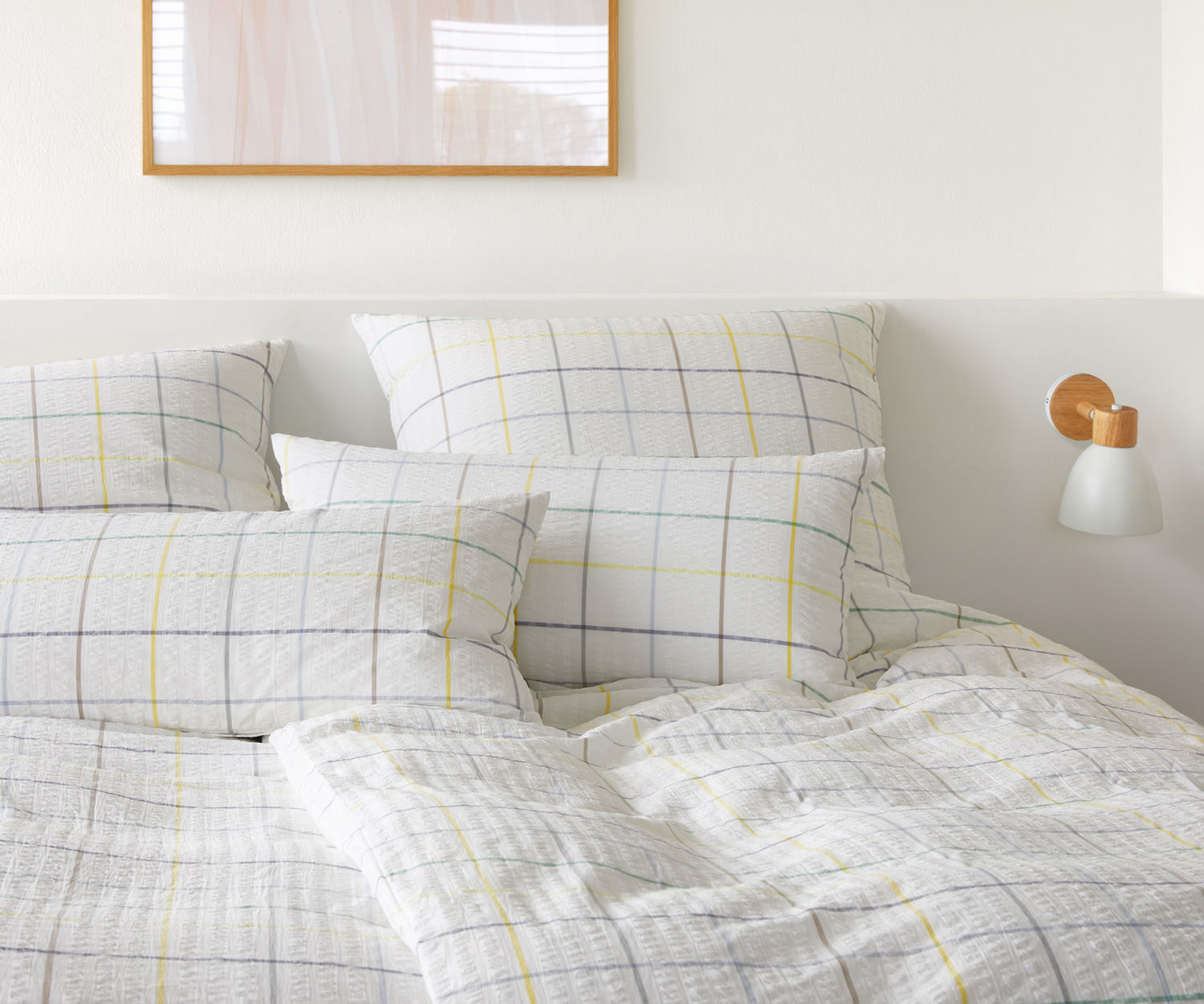 Elegante-Trondheim-7105-3_Lifestyle Elegante Trondheim Bettwäsche Multi-Gelb - Seersucker