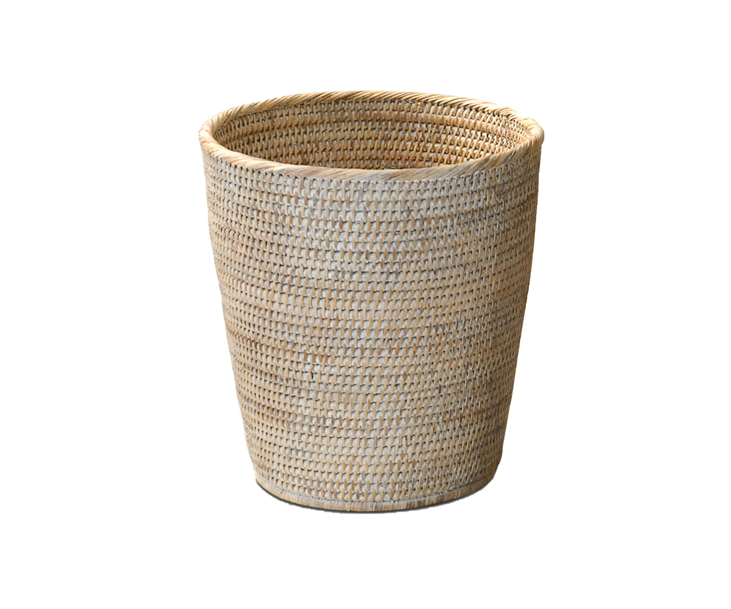 Decor-Walther-Papierkorb-rund-hell0yUHQdY9DR4lC DECOR WALTHER paper bin rattan light-coloured