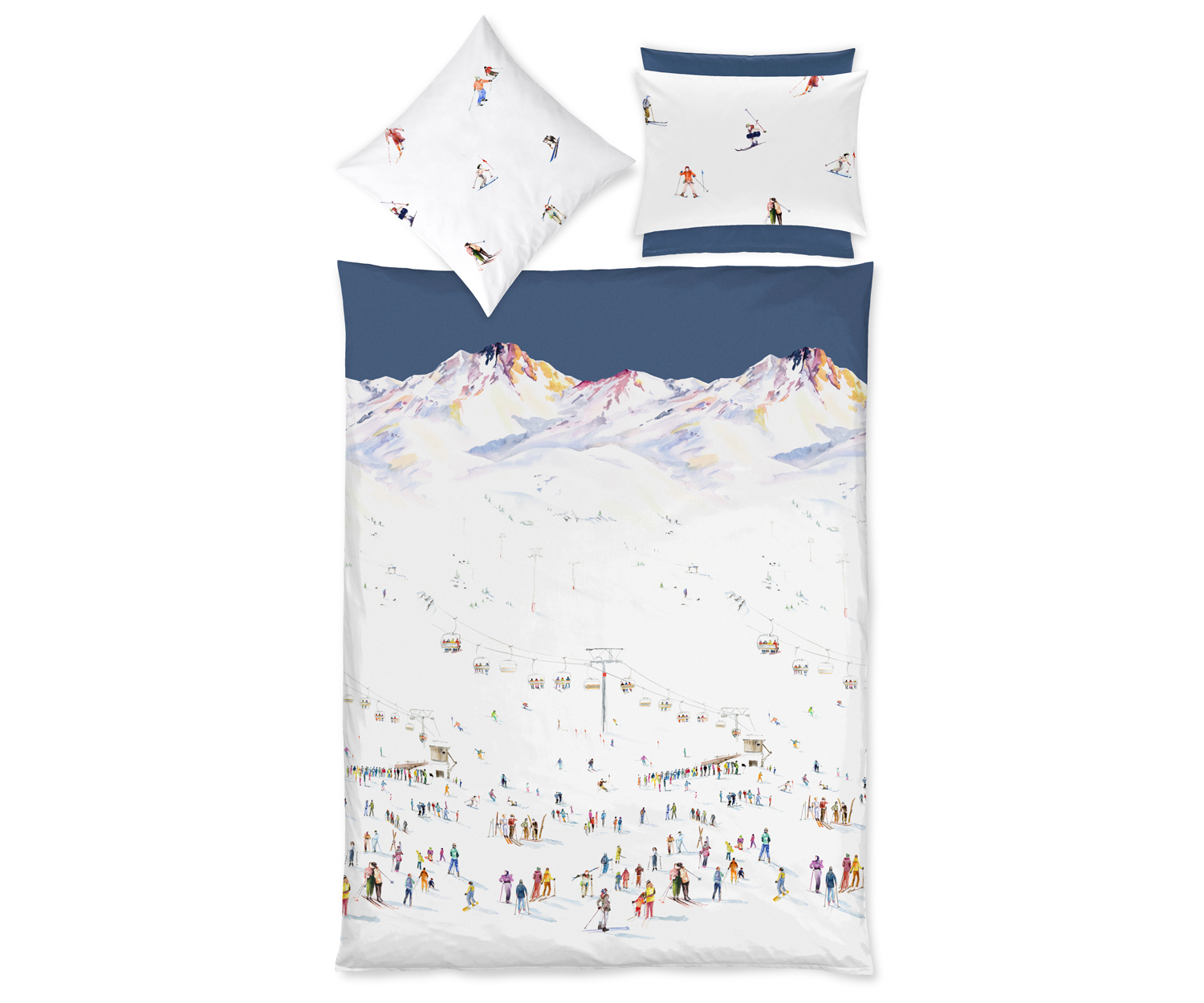 Christian Fischbacher SKI & ENGADINA – Ropa de cama de lujo inspirada en los Alpes Suizos