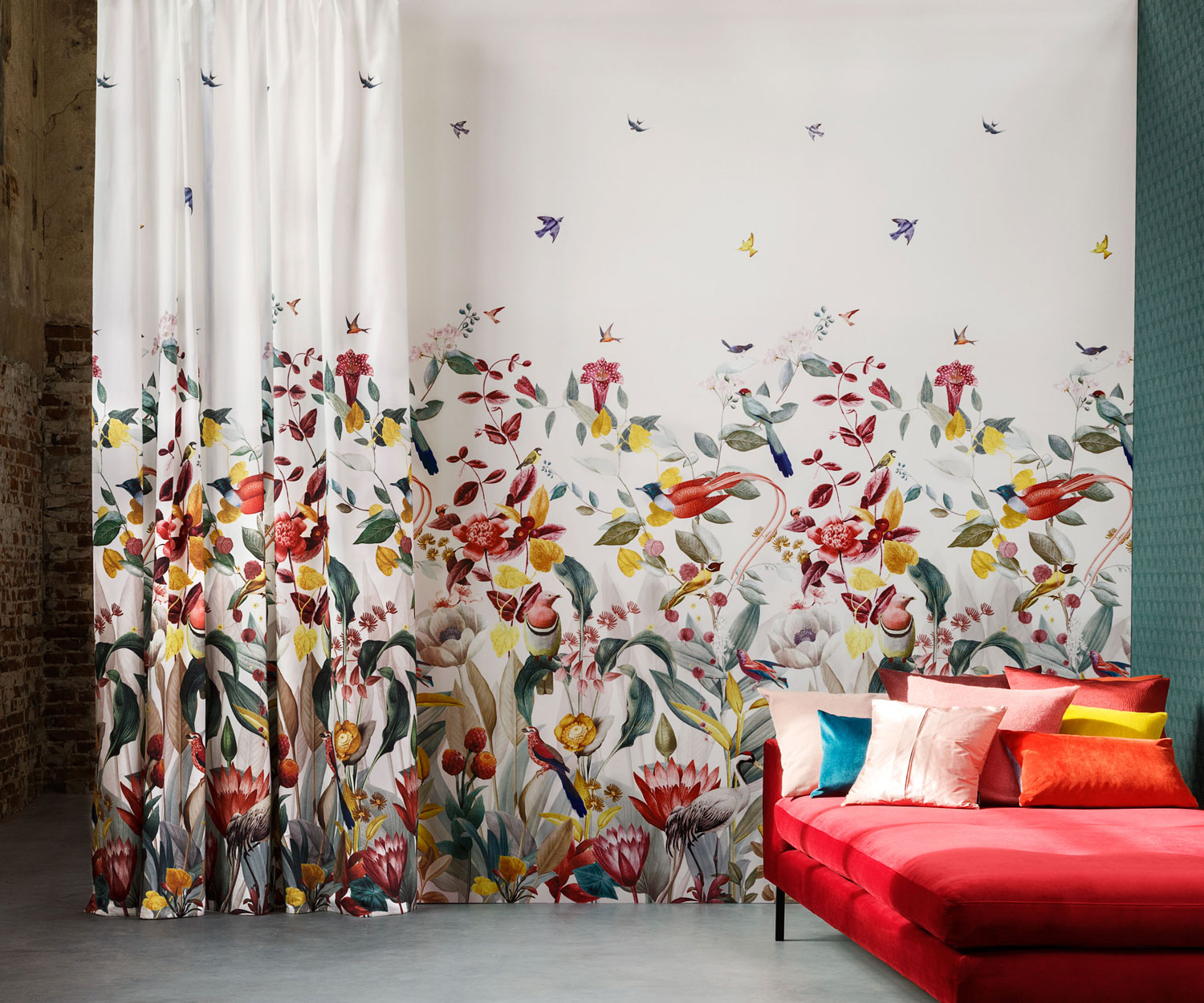 Fischbacher_Kotori_Dekostoff_Tapete Fischbacher KOTORI Dekorationsstoff