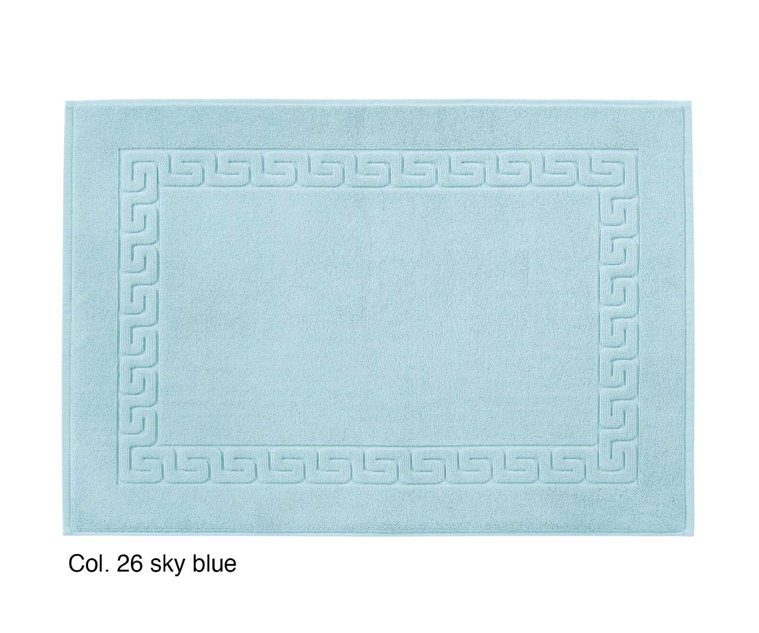 Weseta DREAMFLOR Duschvorleger col. 26 sky blue