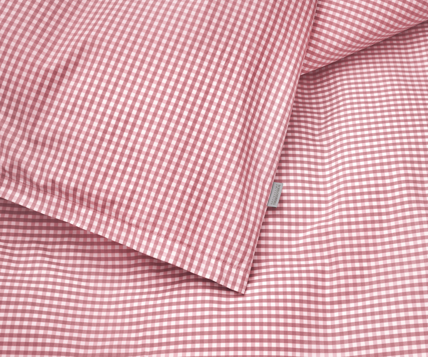 Schlossberg ropa de cama ANDRIN rouge - Vichy Perkal
