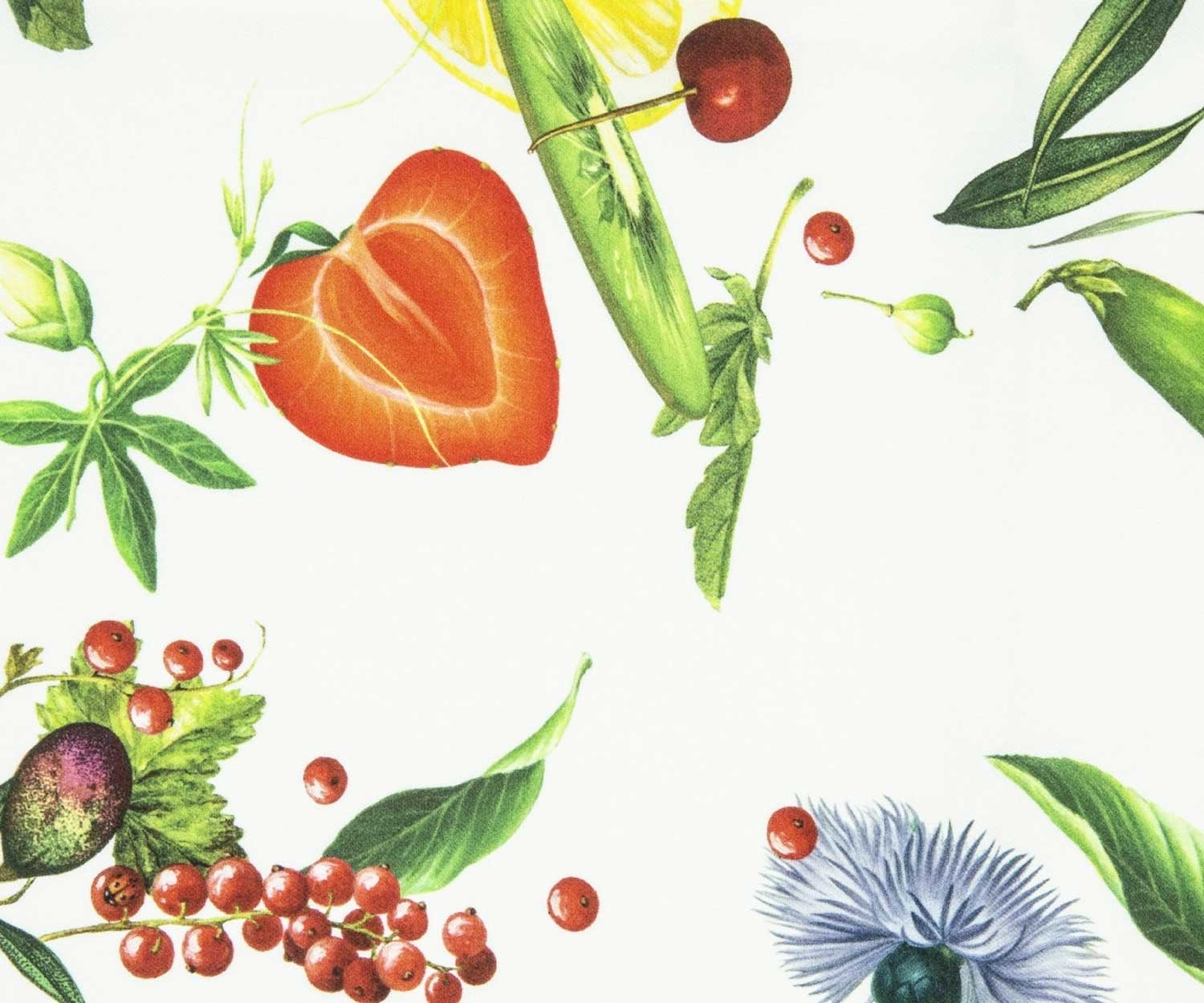 Tejido decorativo de la colección Garden Party OLIVE de Fischbacher