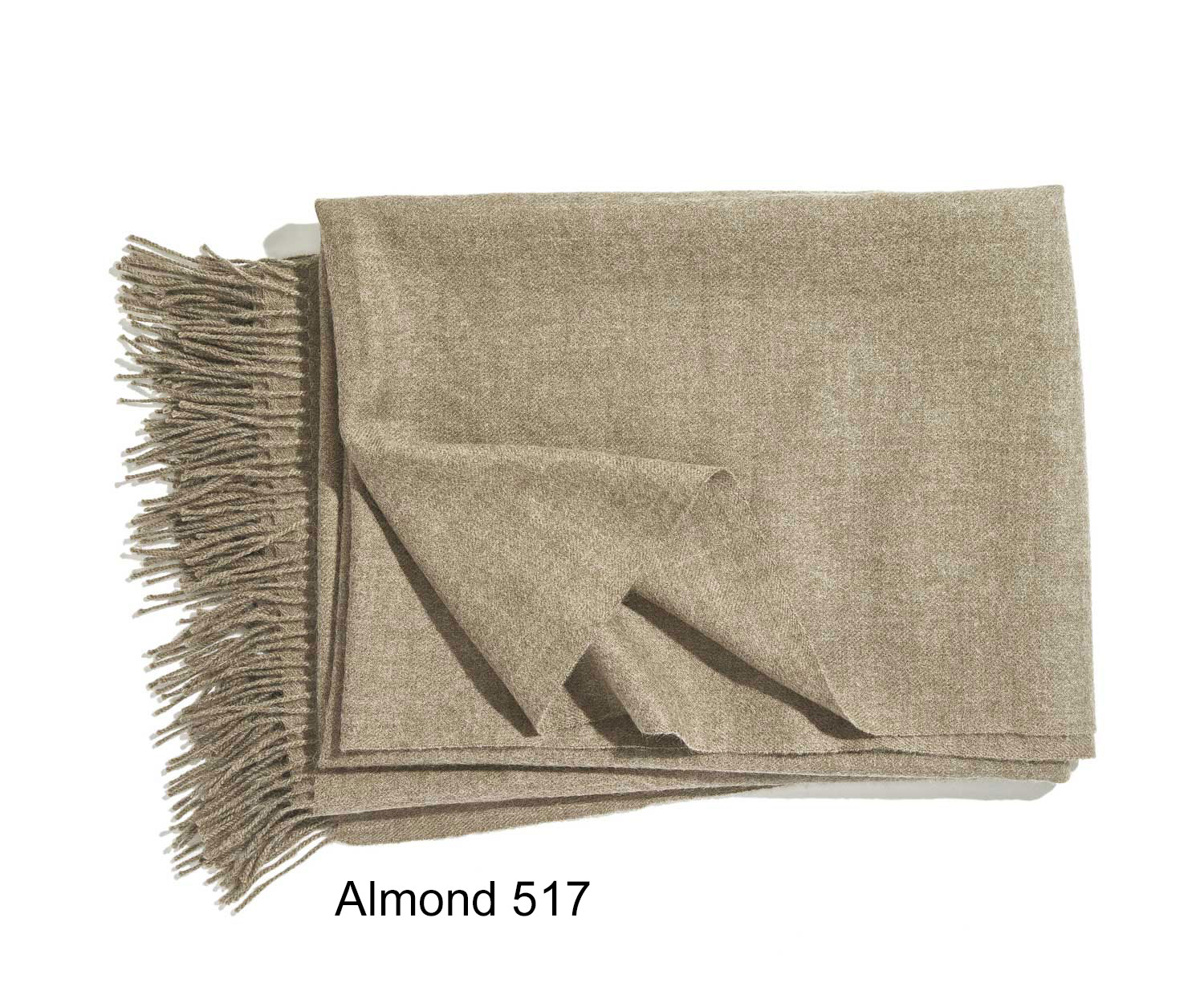 Plaid PURO de Fischbacher col. 517 almond - Alpaca 