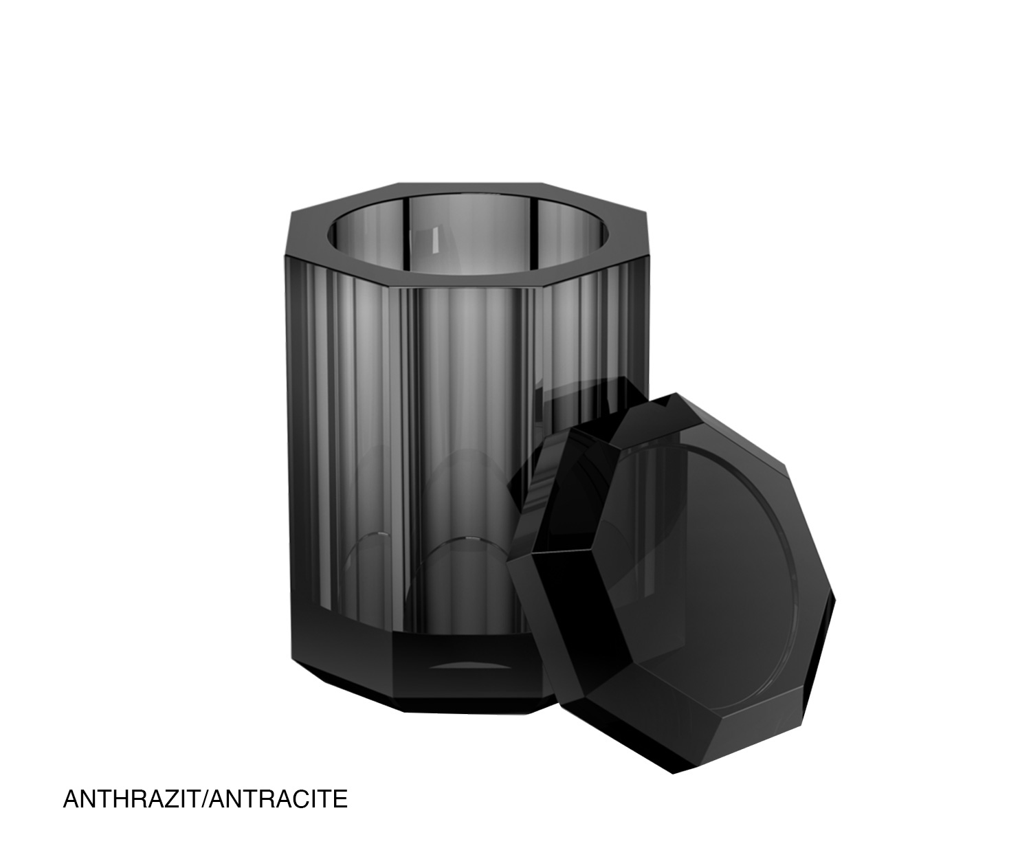 Decor Walther KRISTALL Multi-purpose box antracite