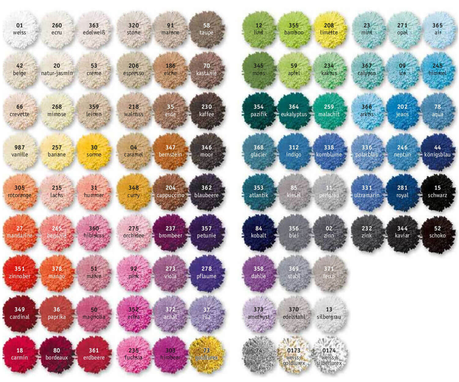 Rhomtuft-Badteppiche-99-Farben Rhomtuft bath rugs - 99 colors