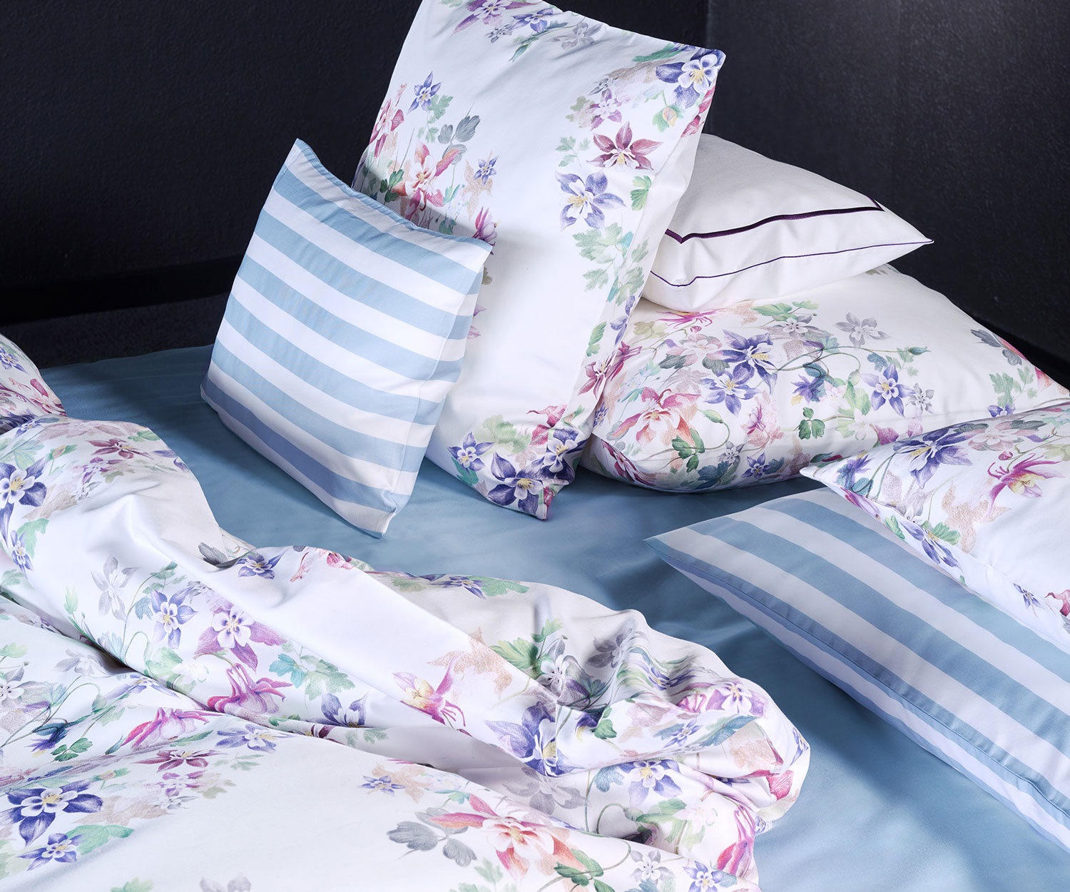 Fischbacher Ropa de cama ALEA de satén Mix & Match