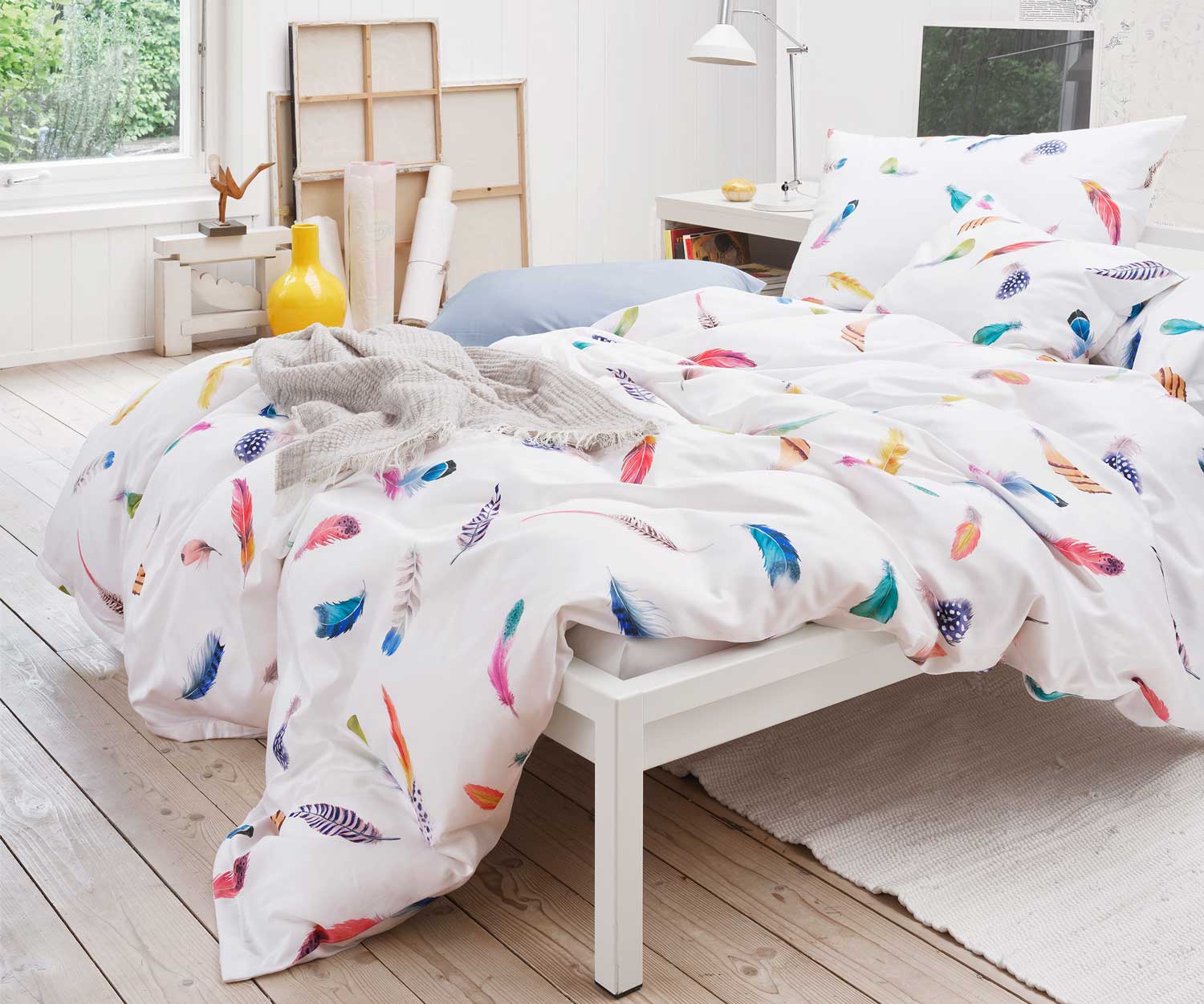 Schlossberg-Bettwaesche-TINKA-Blanc-Lifestyle Schlossberg TINKA BLANC bed linen - Jersey