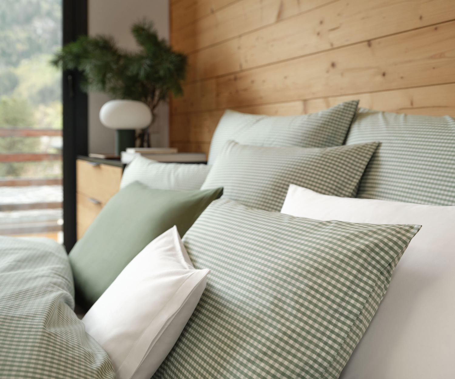 Schlossberg-Bettwaesche_ANDRIN_vert_Kissen Schlossberg ANDRIN vert ropa de cama de percal