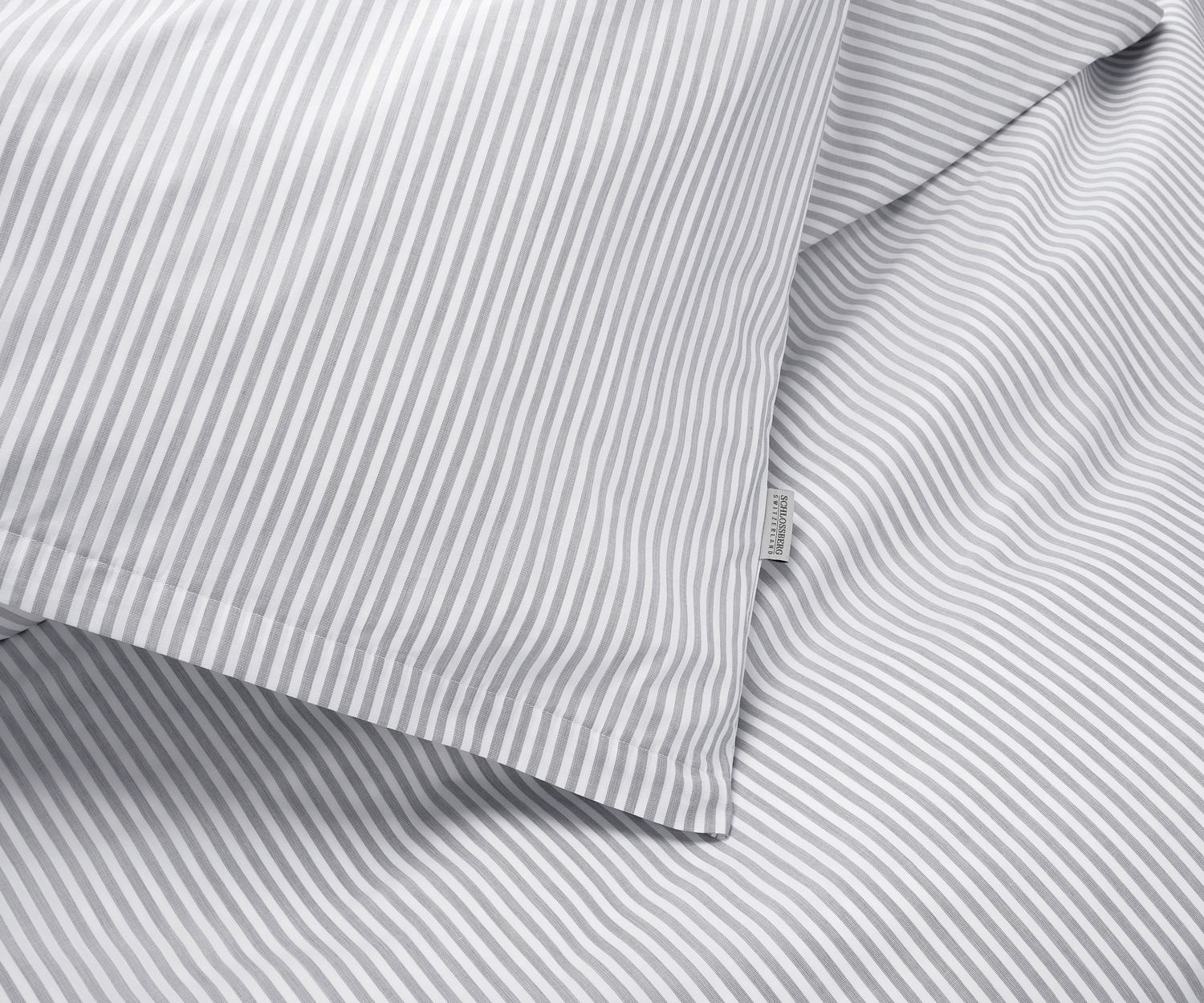 Schlossberg-Switzerland_Bari_gris_Detail Schlossberg BARI gris bed linen Poplin