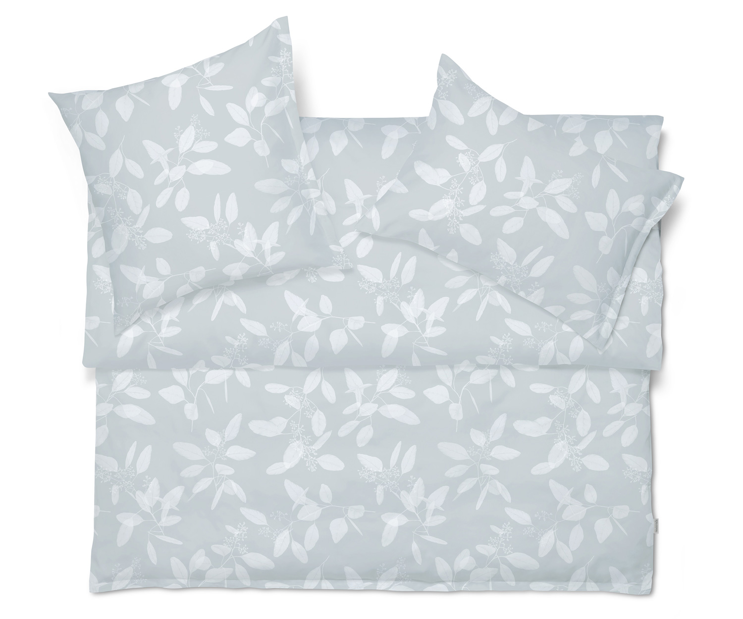 Schlossberg OMEO gris bed linen Organic-Satin
