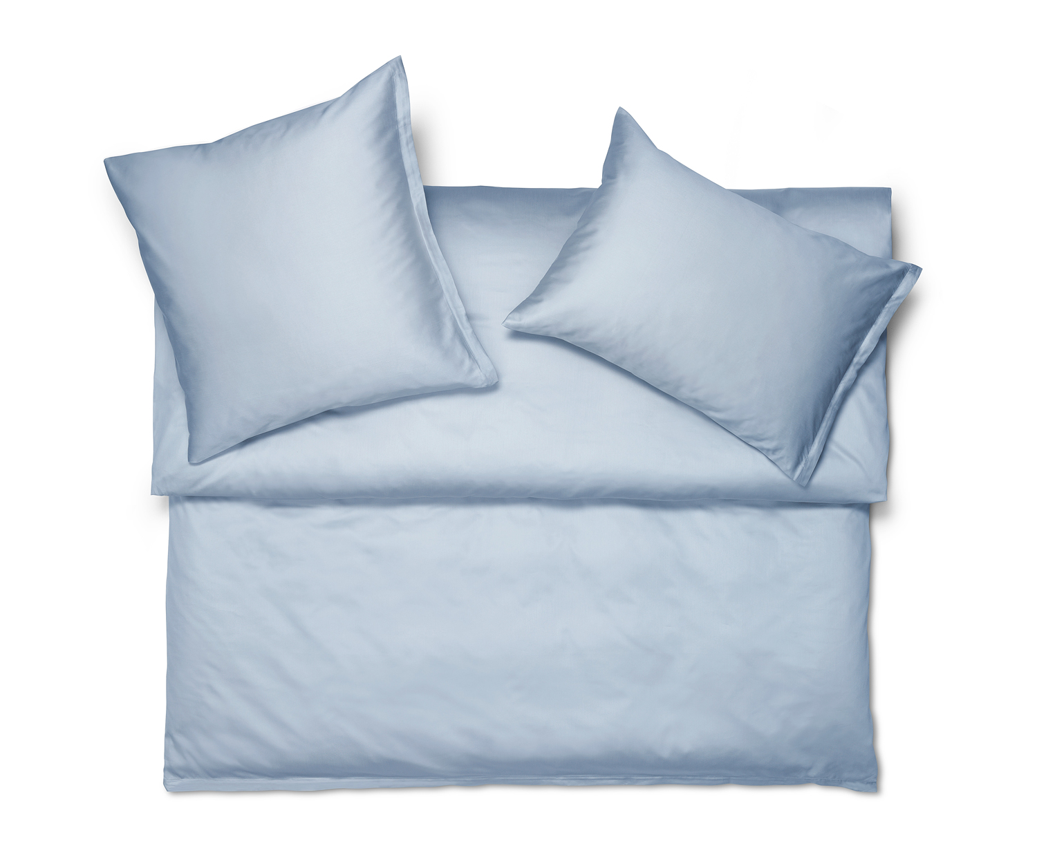 Schlossberg SATIN UNI bed linen - col. alpin