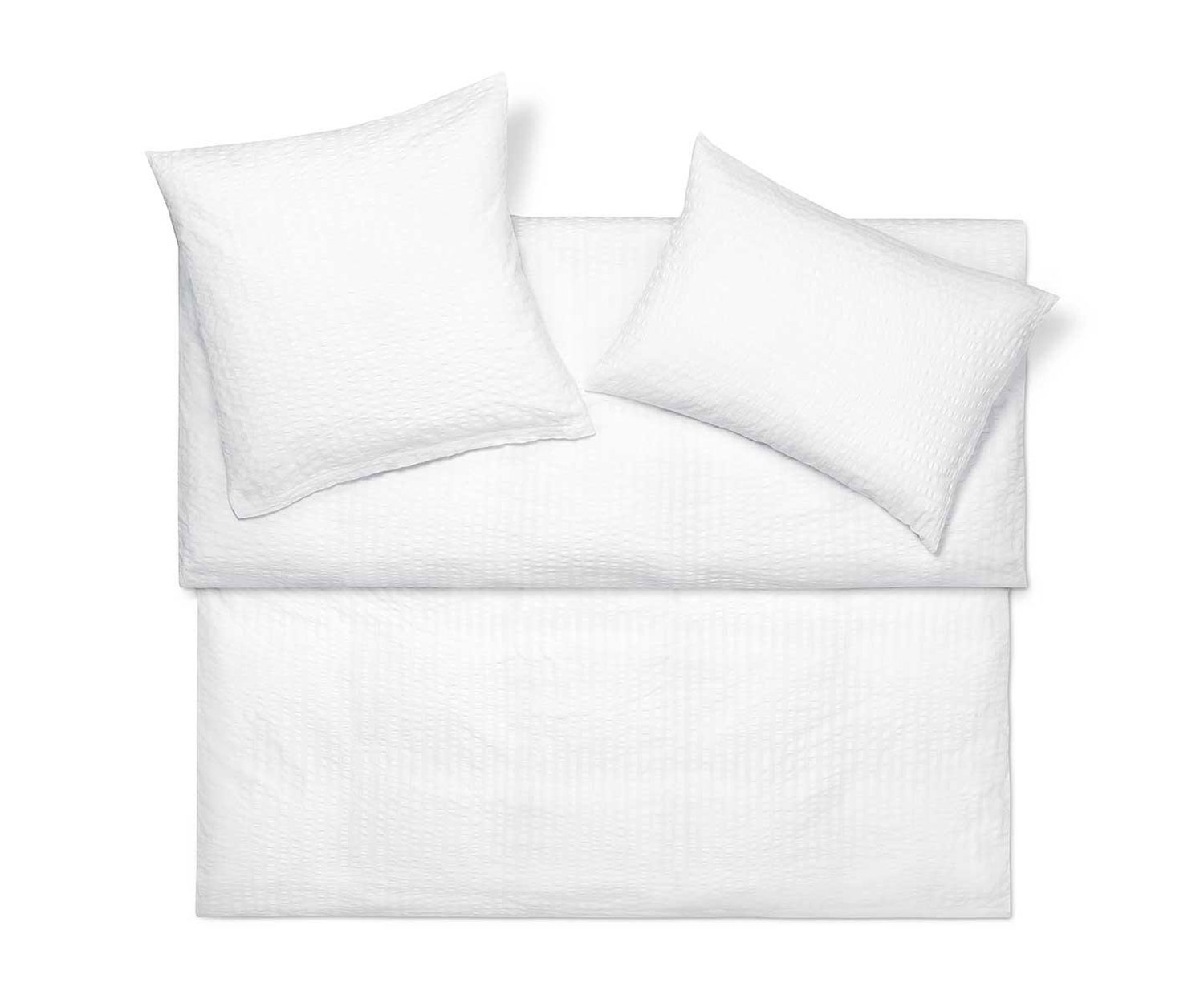 Schlossberg DEAN BLANC bed linen - Seersucker