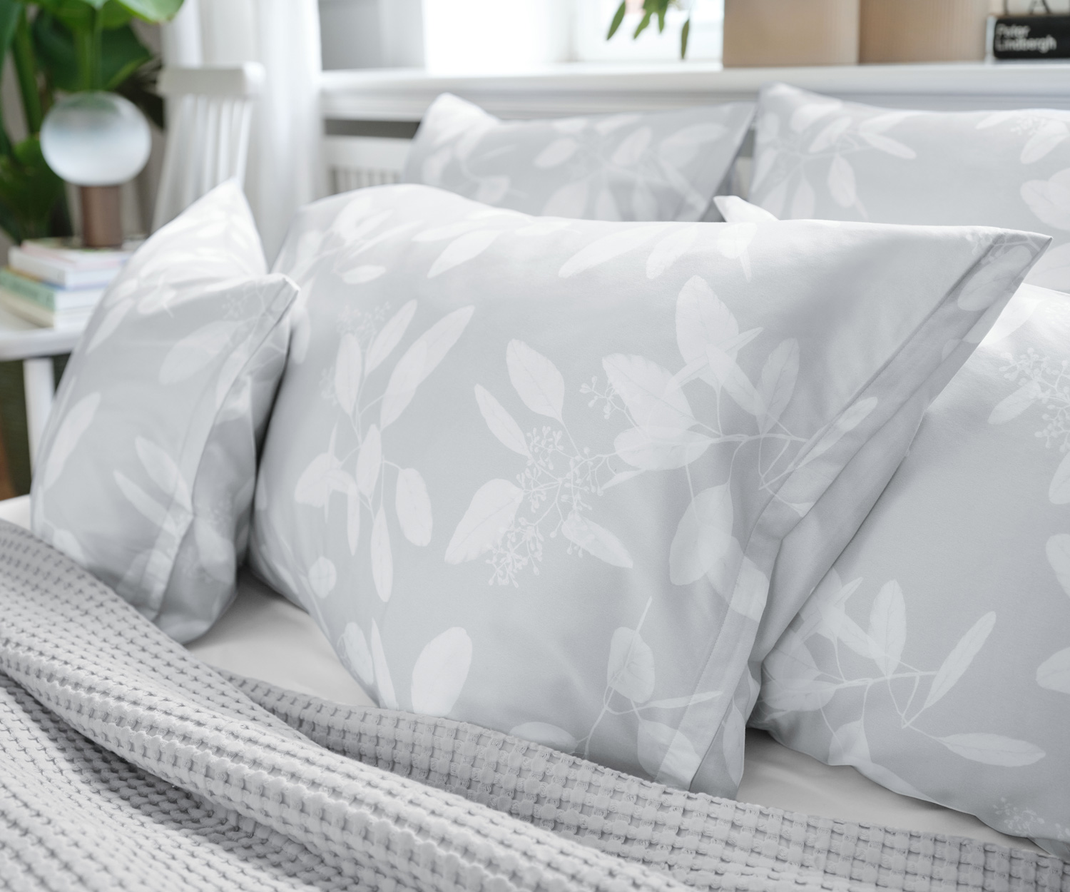 Schlossberg OMEO gris bed linen Organic-Satin