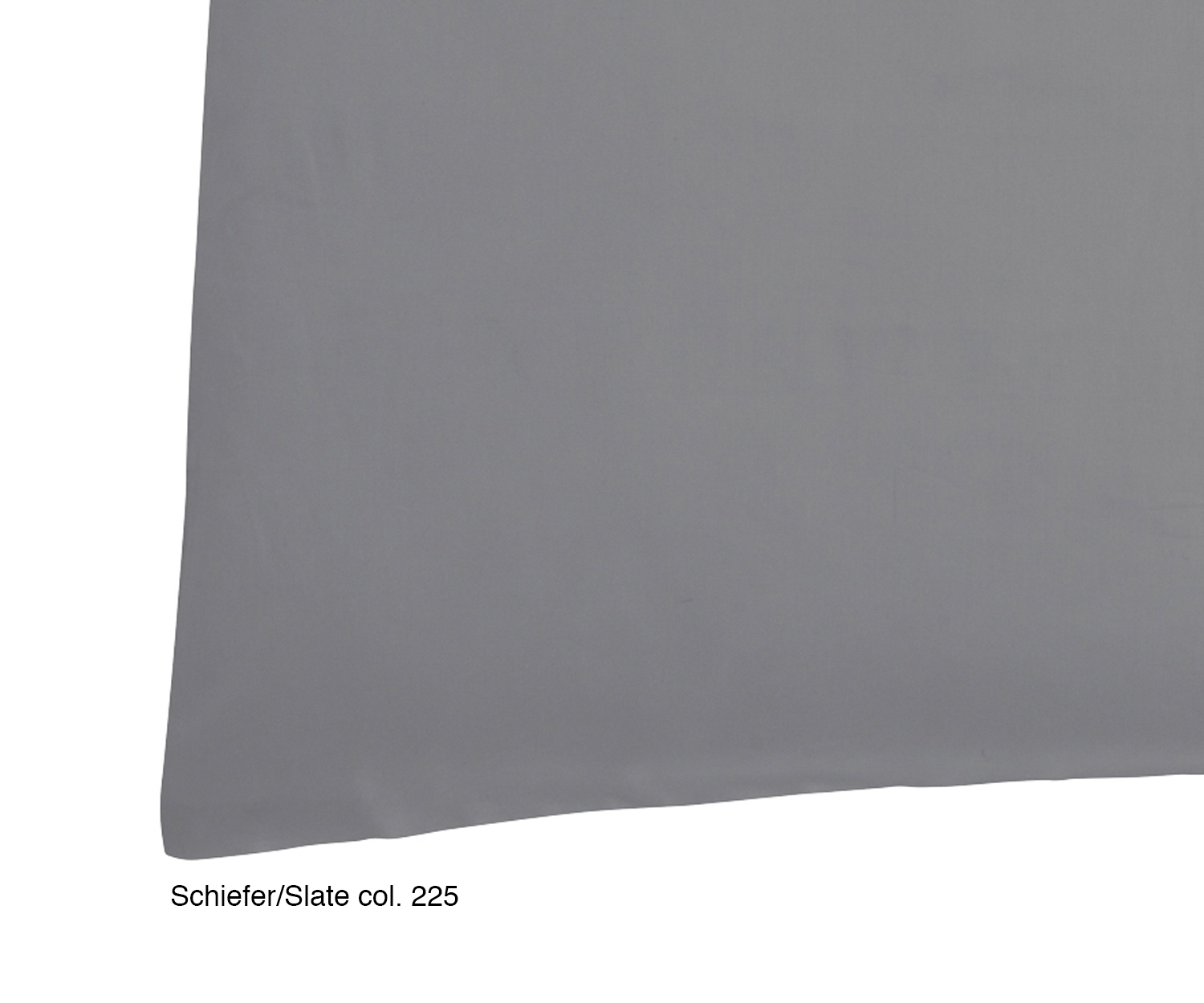 Fischbacher-Spannbettlaken-225-schiefer Sábana bajera PERCAL UNI de Fischbacher col. 225 slate